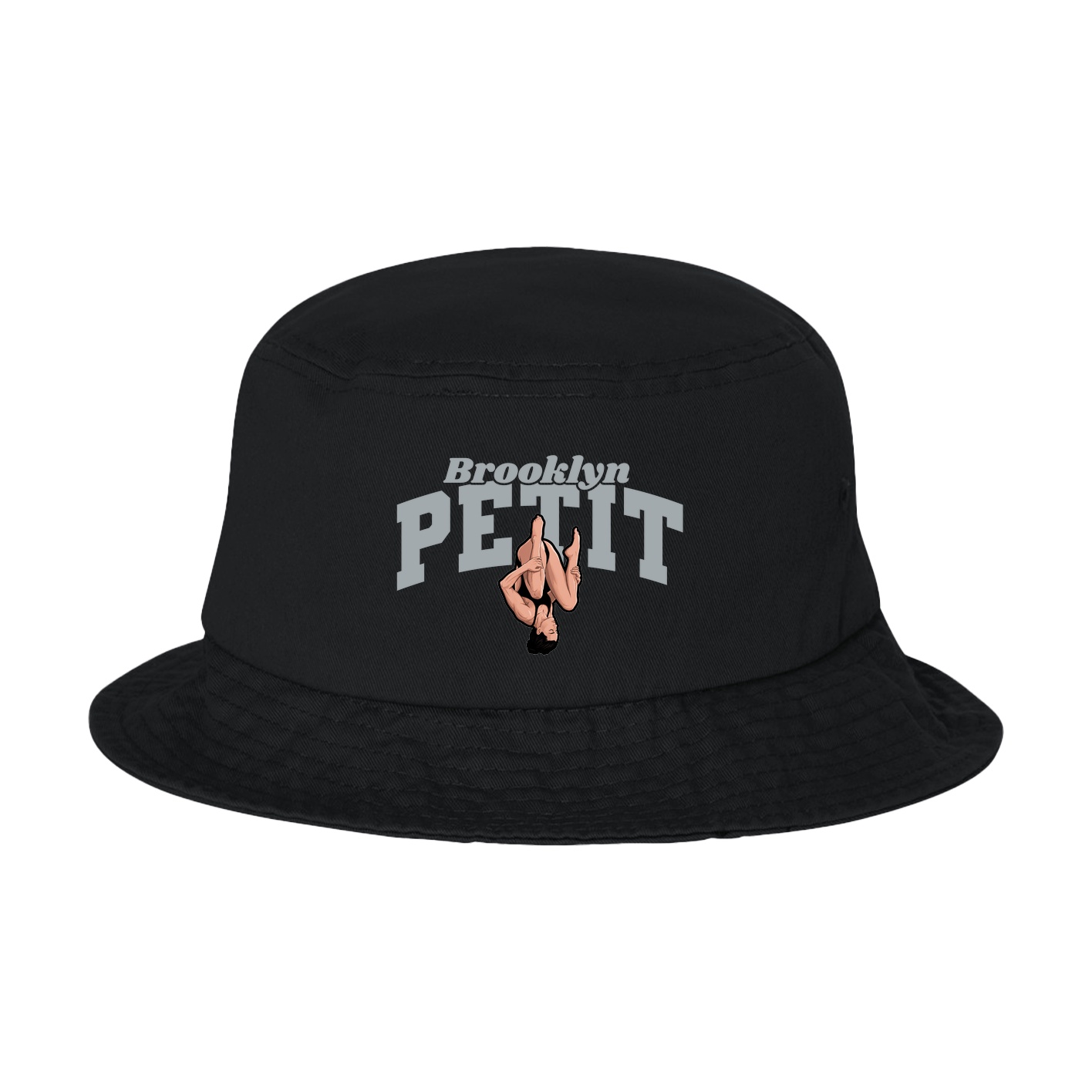 Bucket Cap — Signature Arch in Black