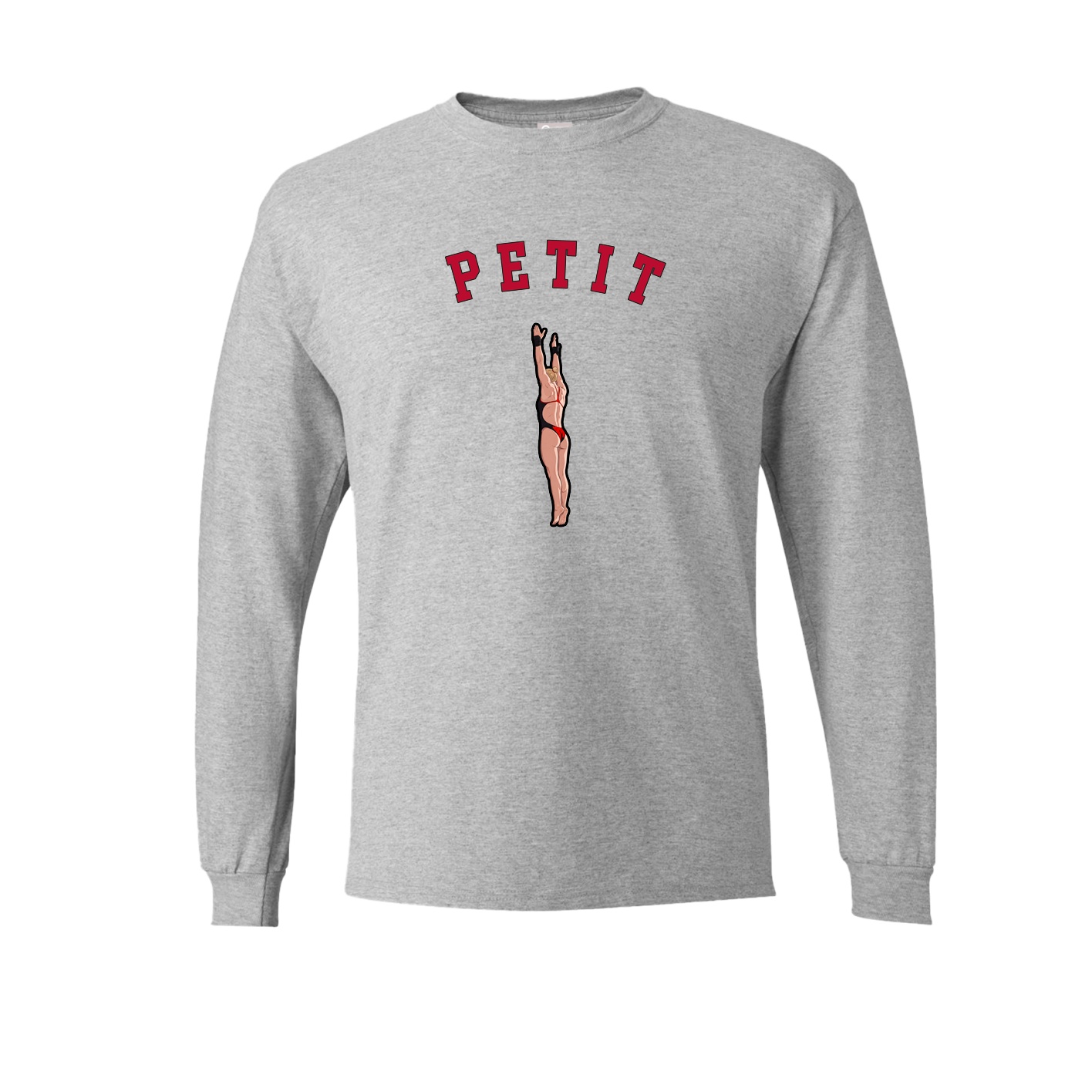 Long Sleeve Tee — Shirsey Arch in Grey