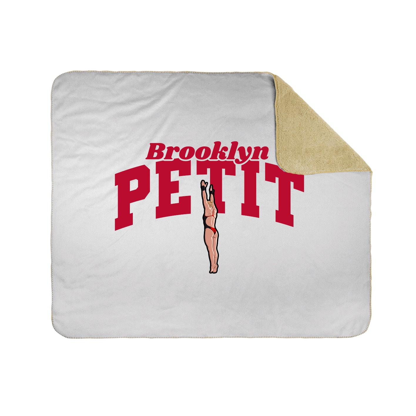 Throw Blanket — Signature Arch in White