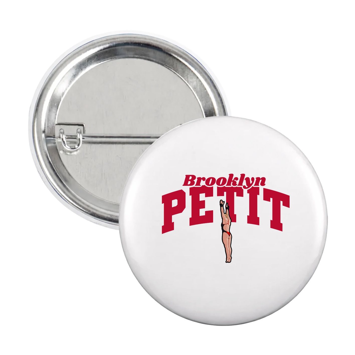 Game Day Button — Signature Arch in White