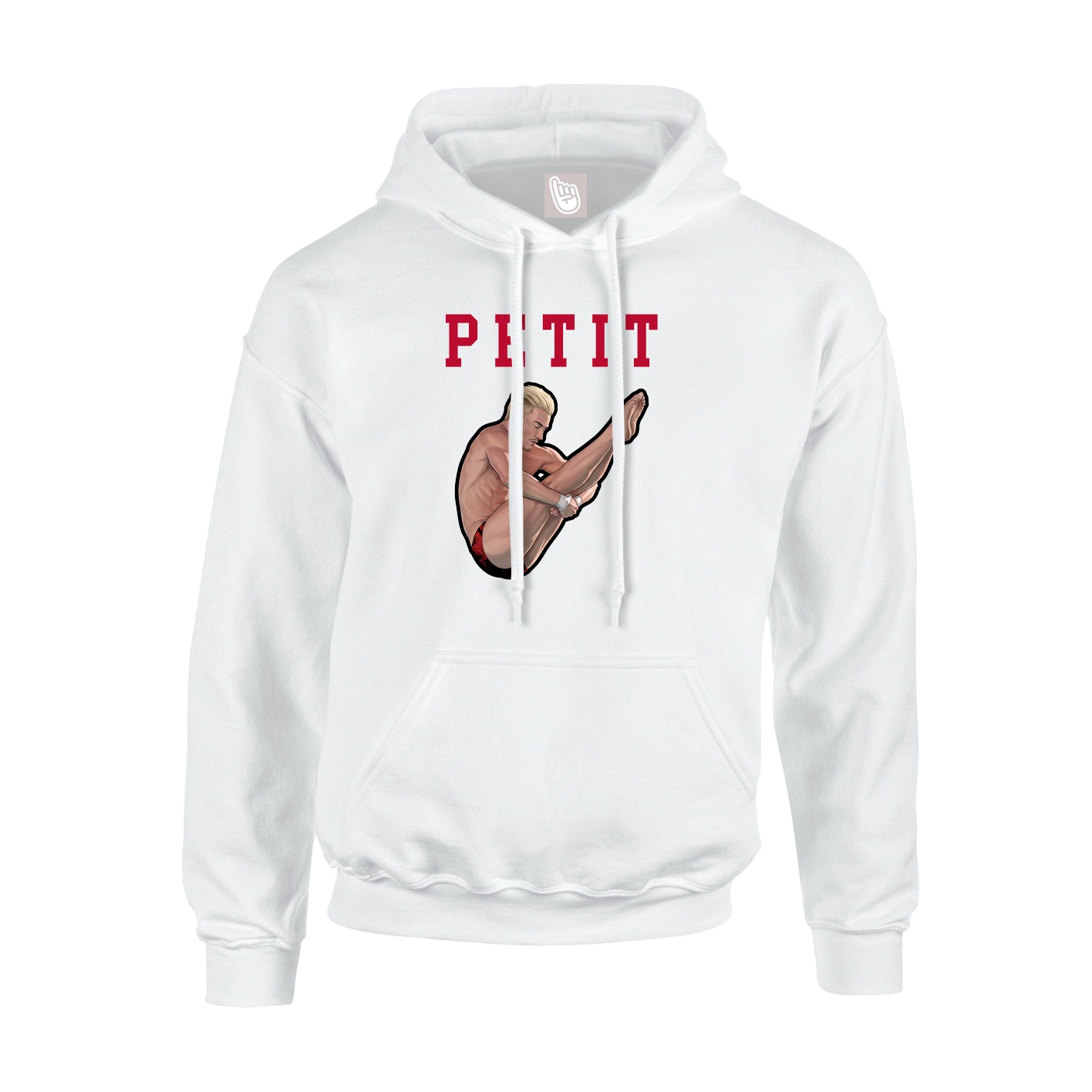 Hoodie — Shirsey in White