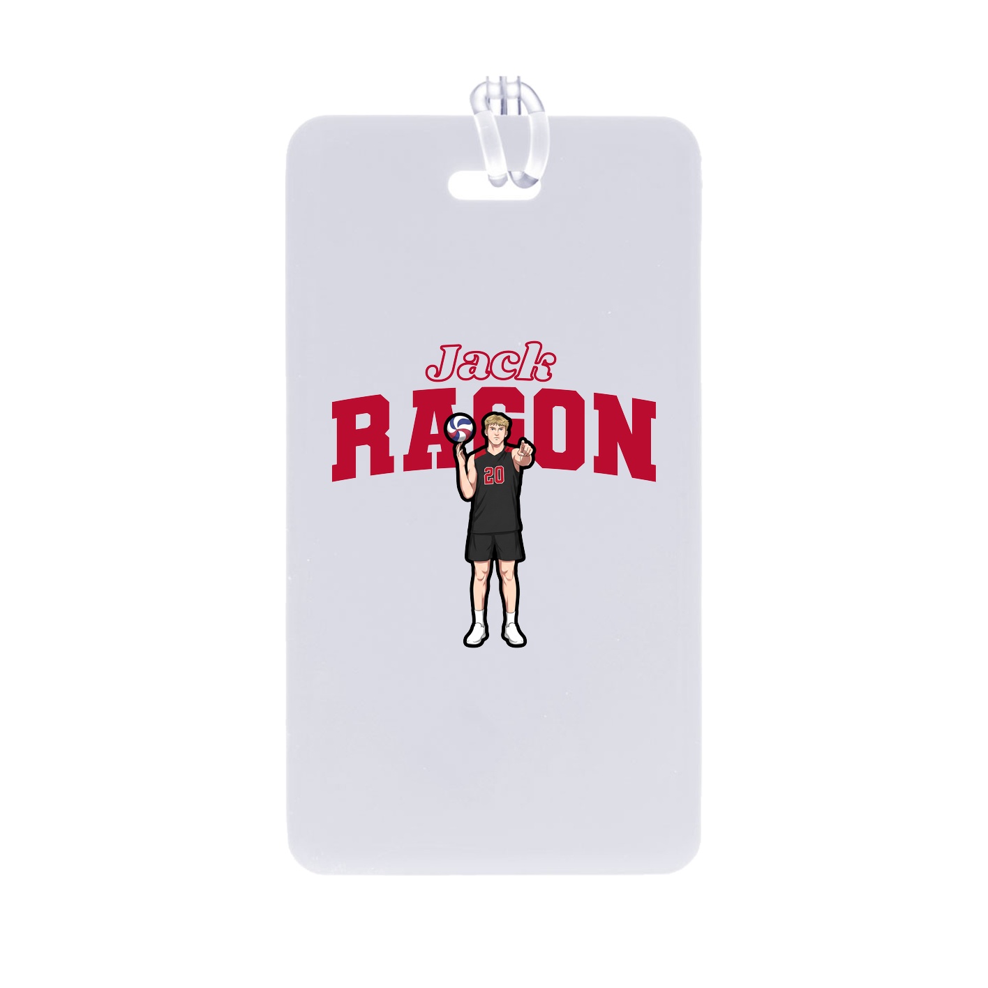 Bag Tag — Name Arch in Classic