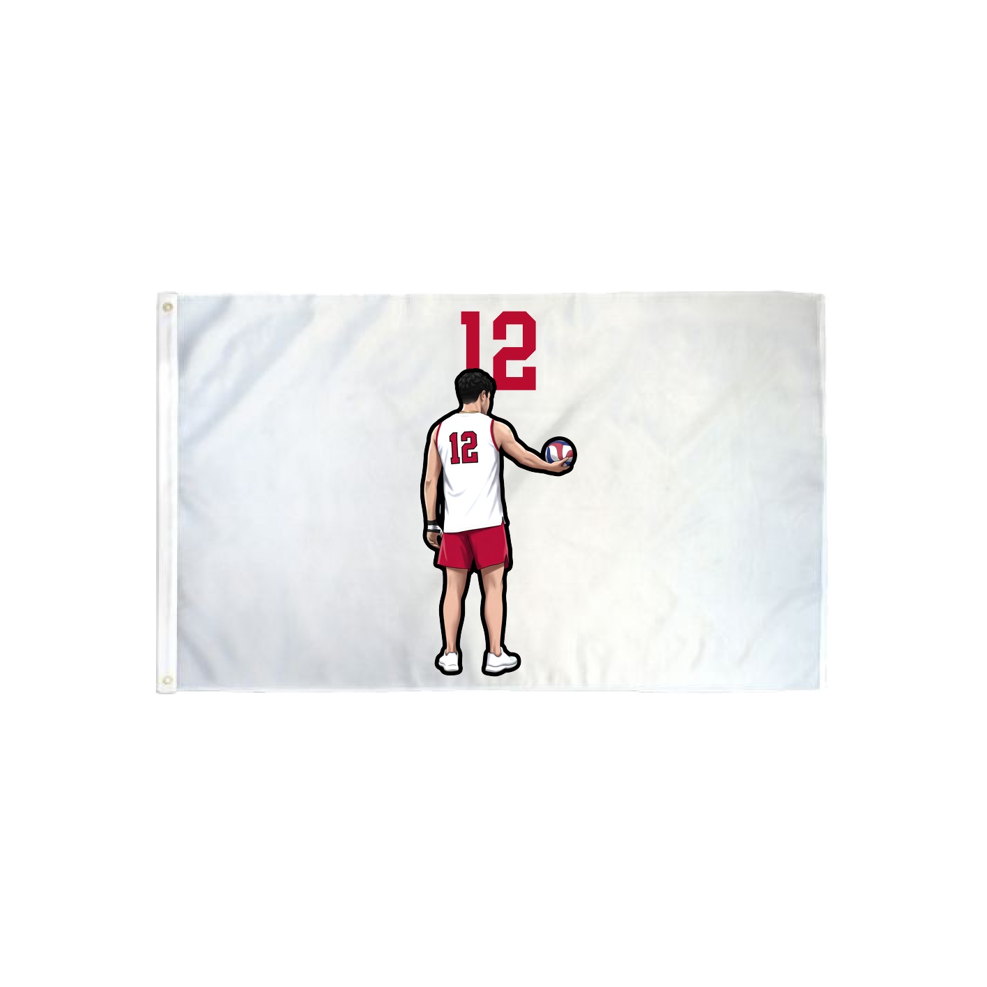 3x5 Flag — Number Top in Classic