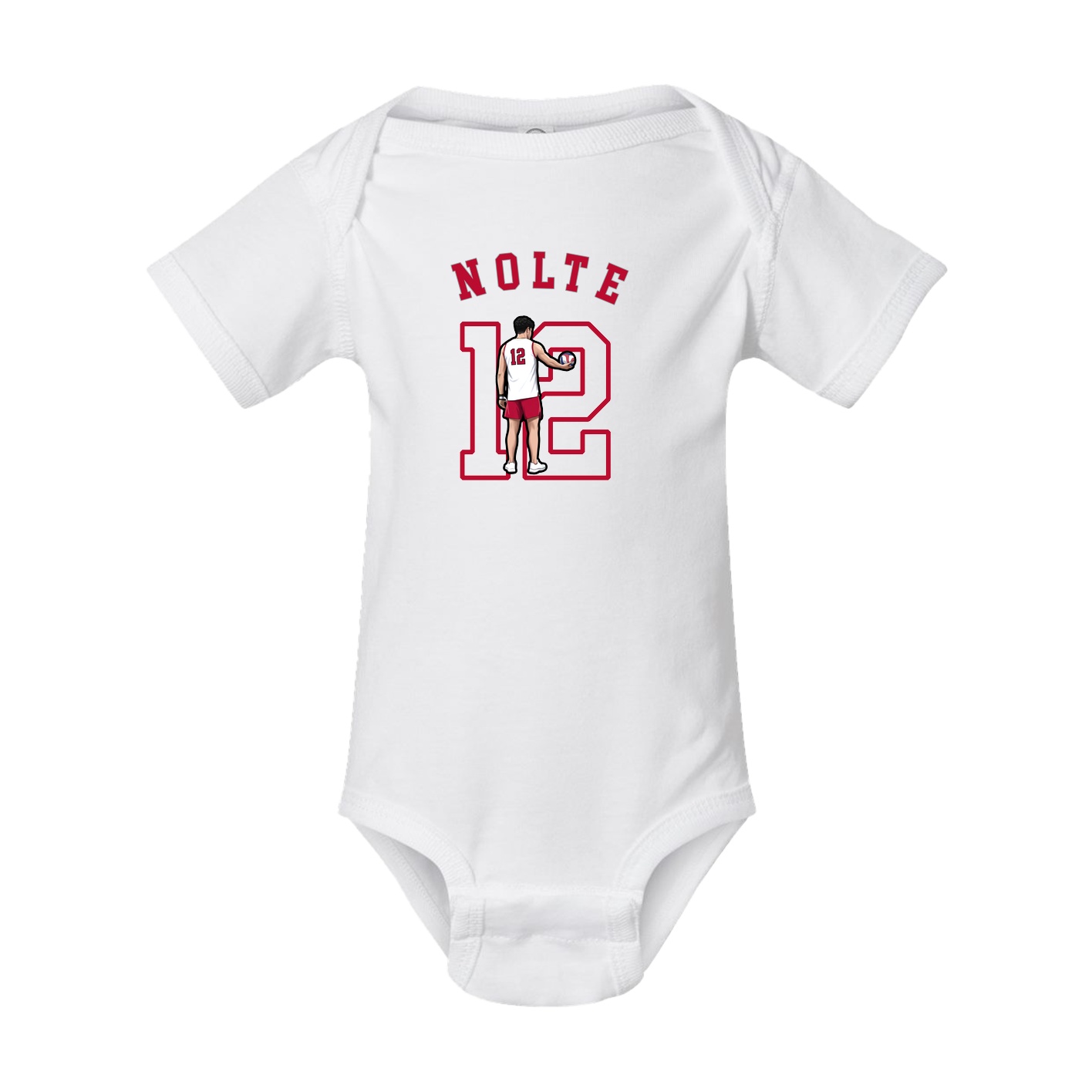 Baby Onesie — Shirsey Arch in White
