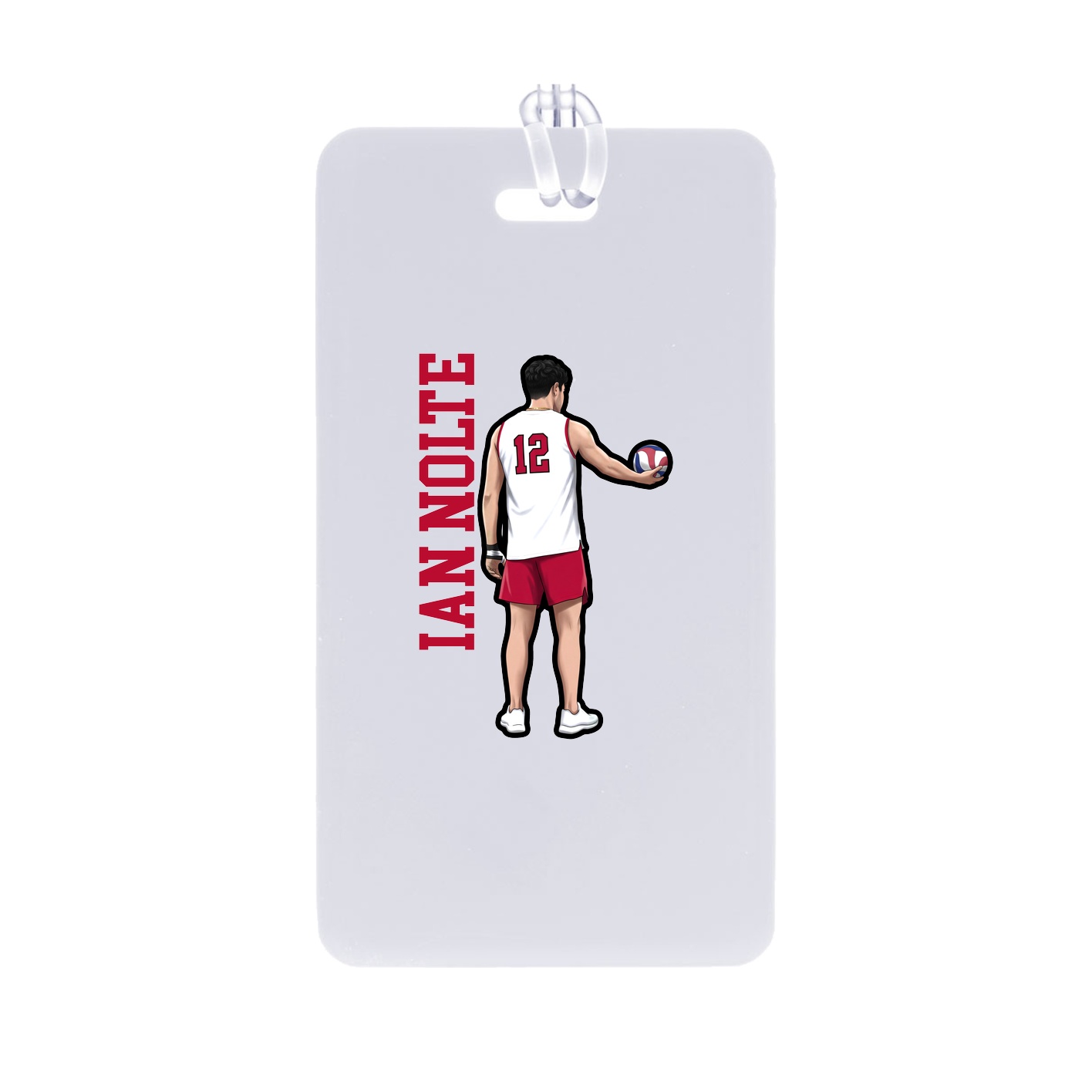 Bag Tag — Name Vertical in Classic