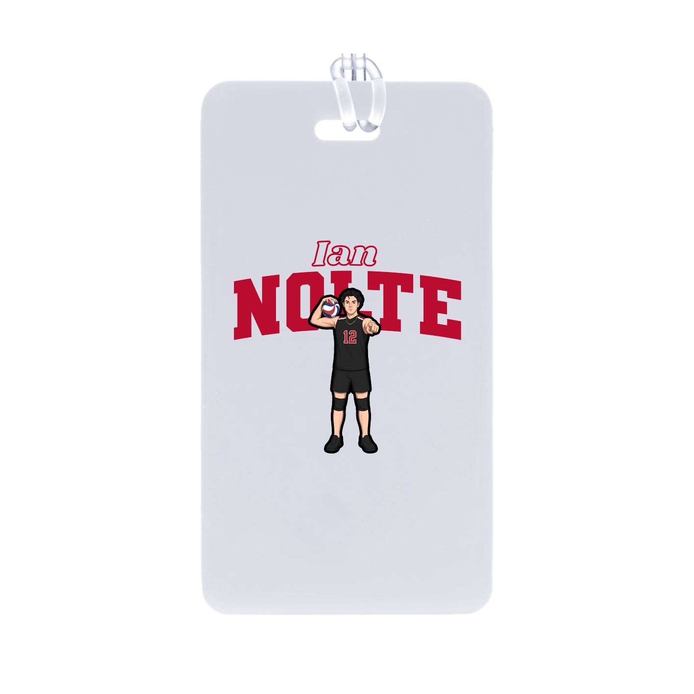 Bag Tag — Name Arch in Classic