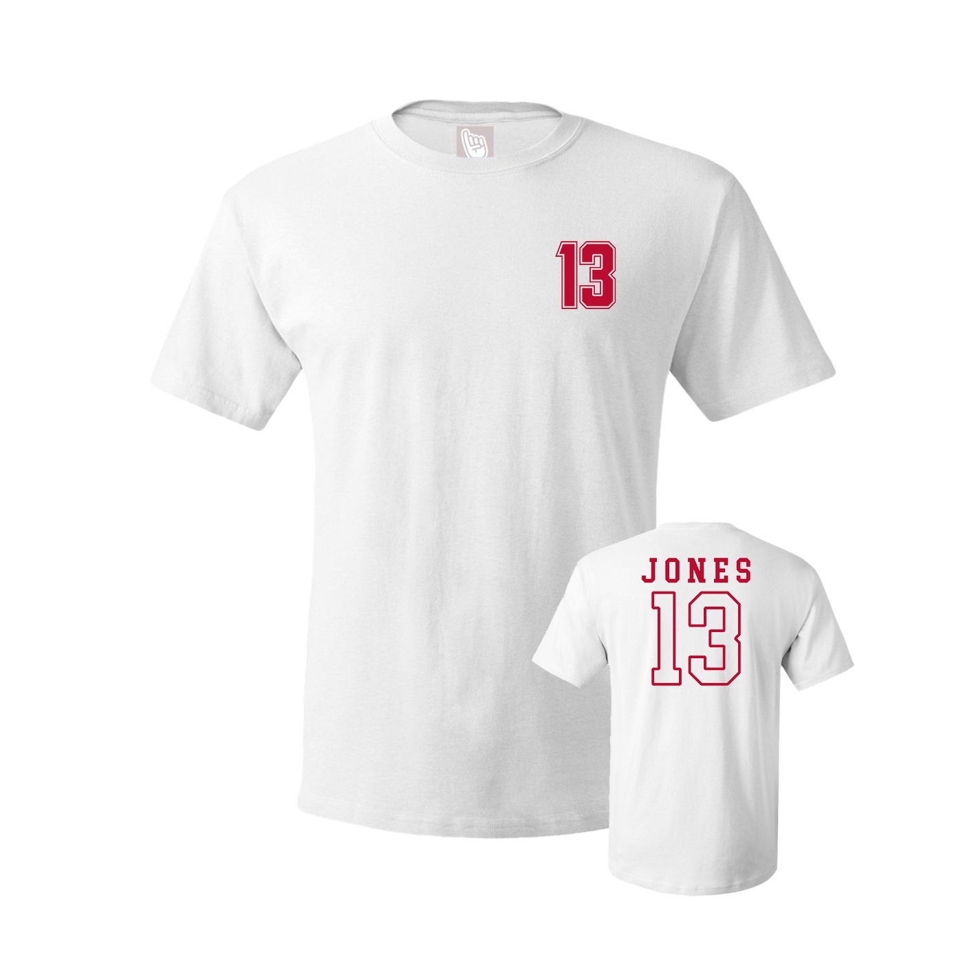 Youth Tee — Chest Back in White