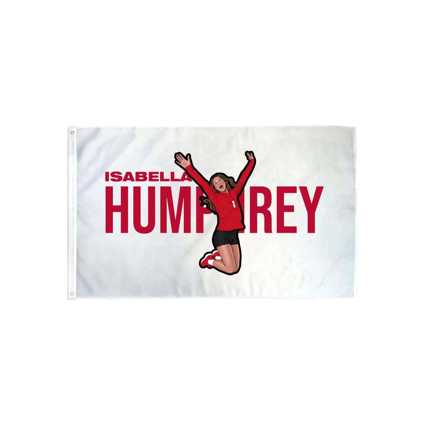 3x5 Flag — Player Name in Classic