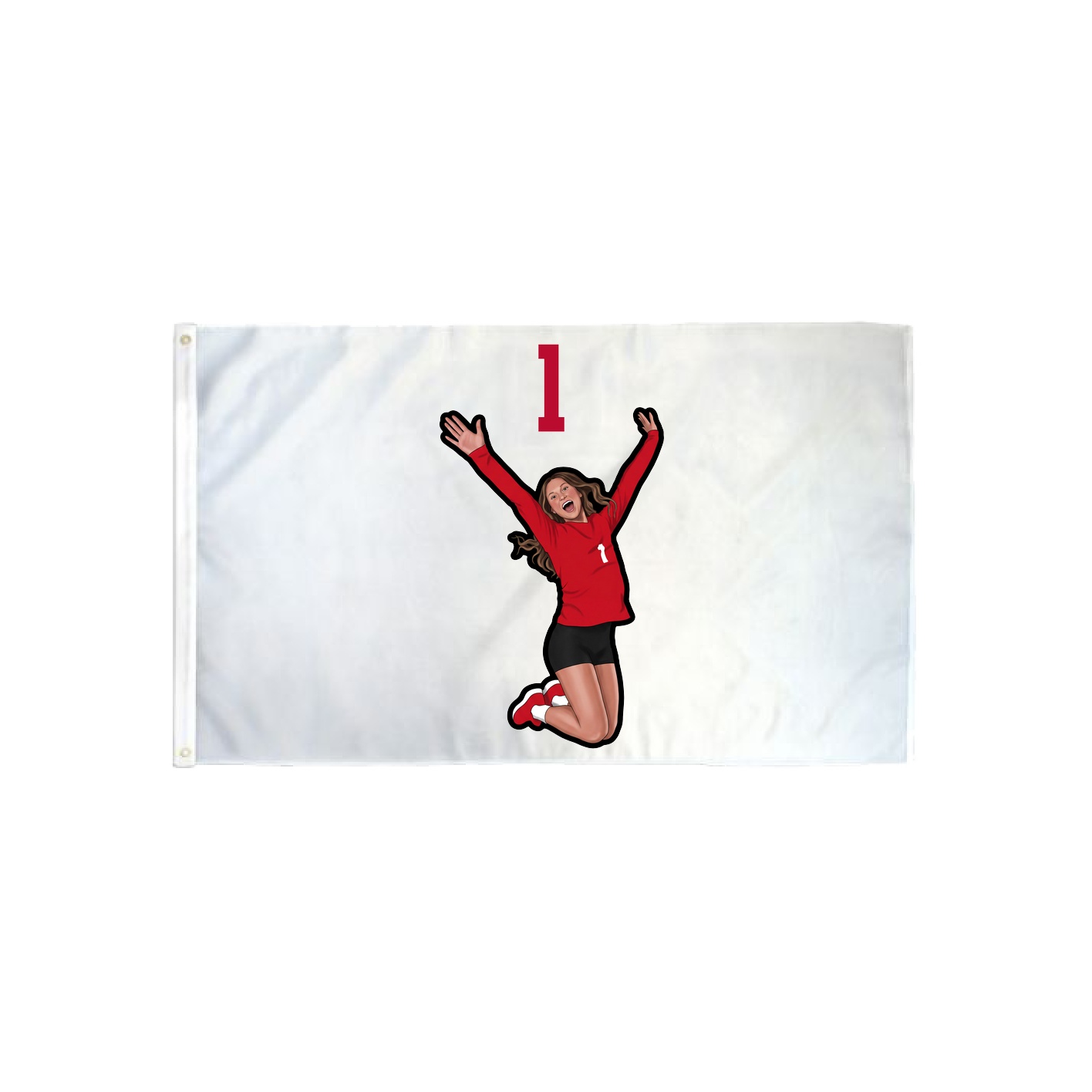 3x5 Flag — Number Top in Classic