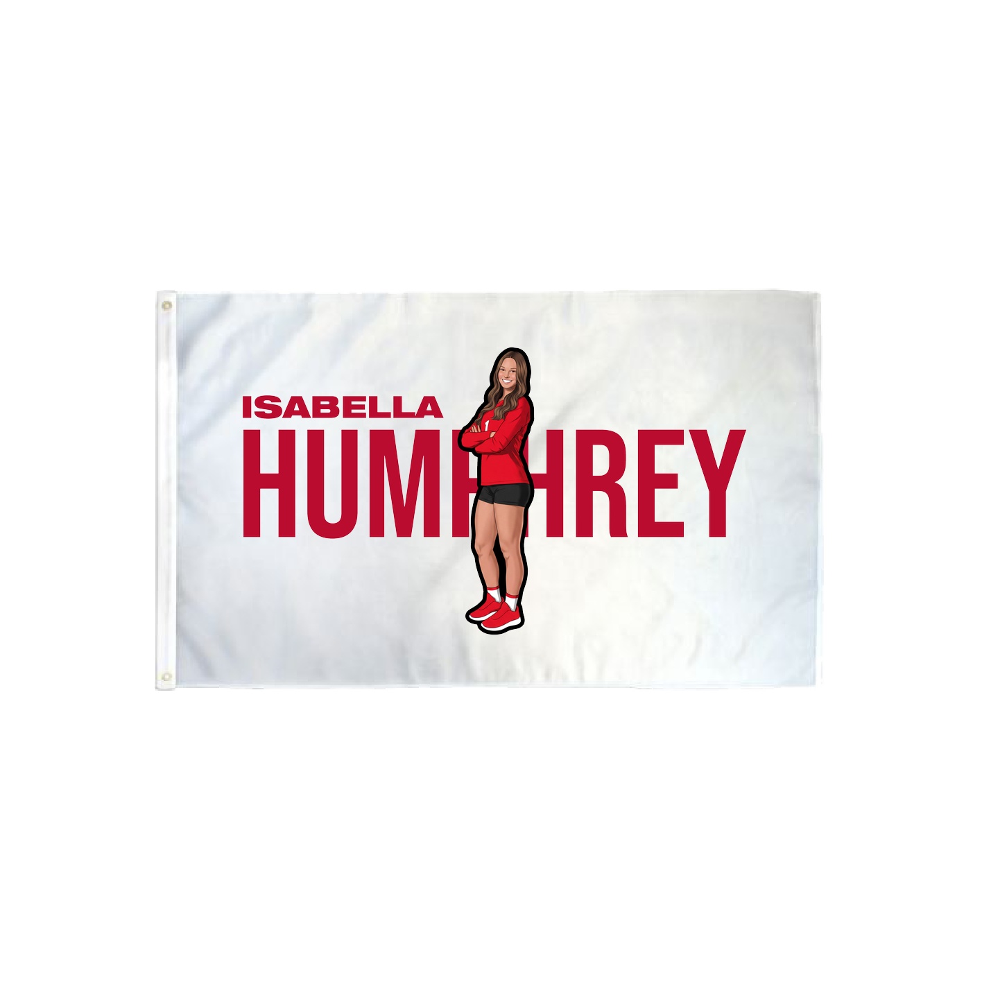 3x5 Flag — Player Name in Classic