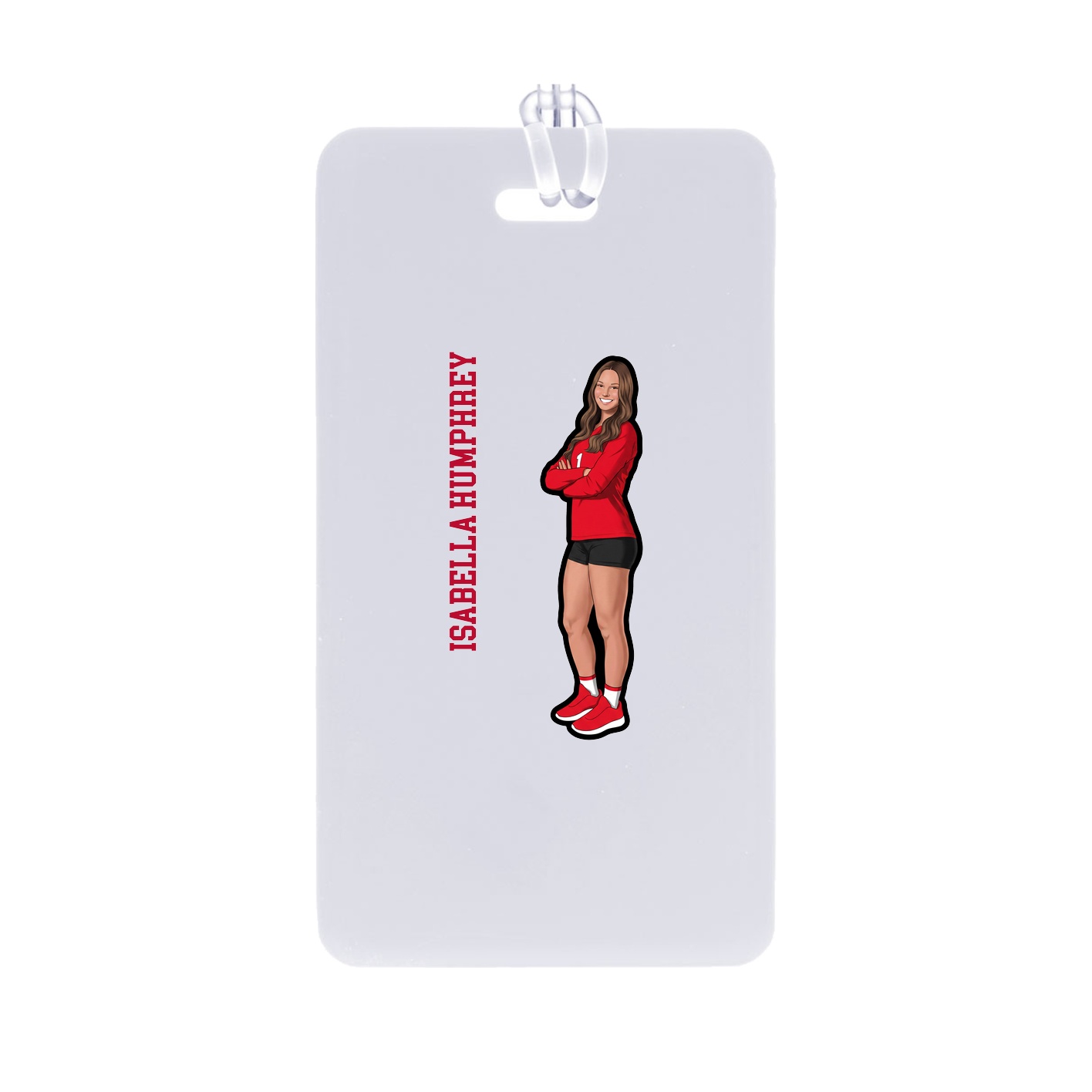 Bag Tag — Name Vertical in Classic