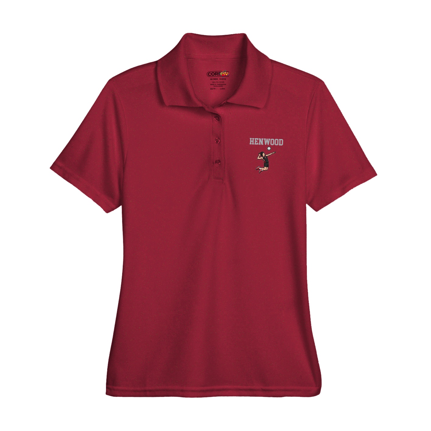 Womens Performance Polo — Shirsey in Red