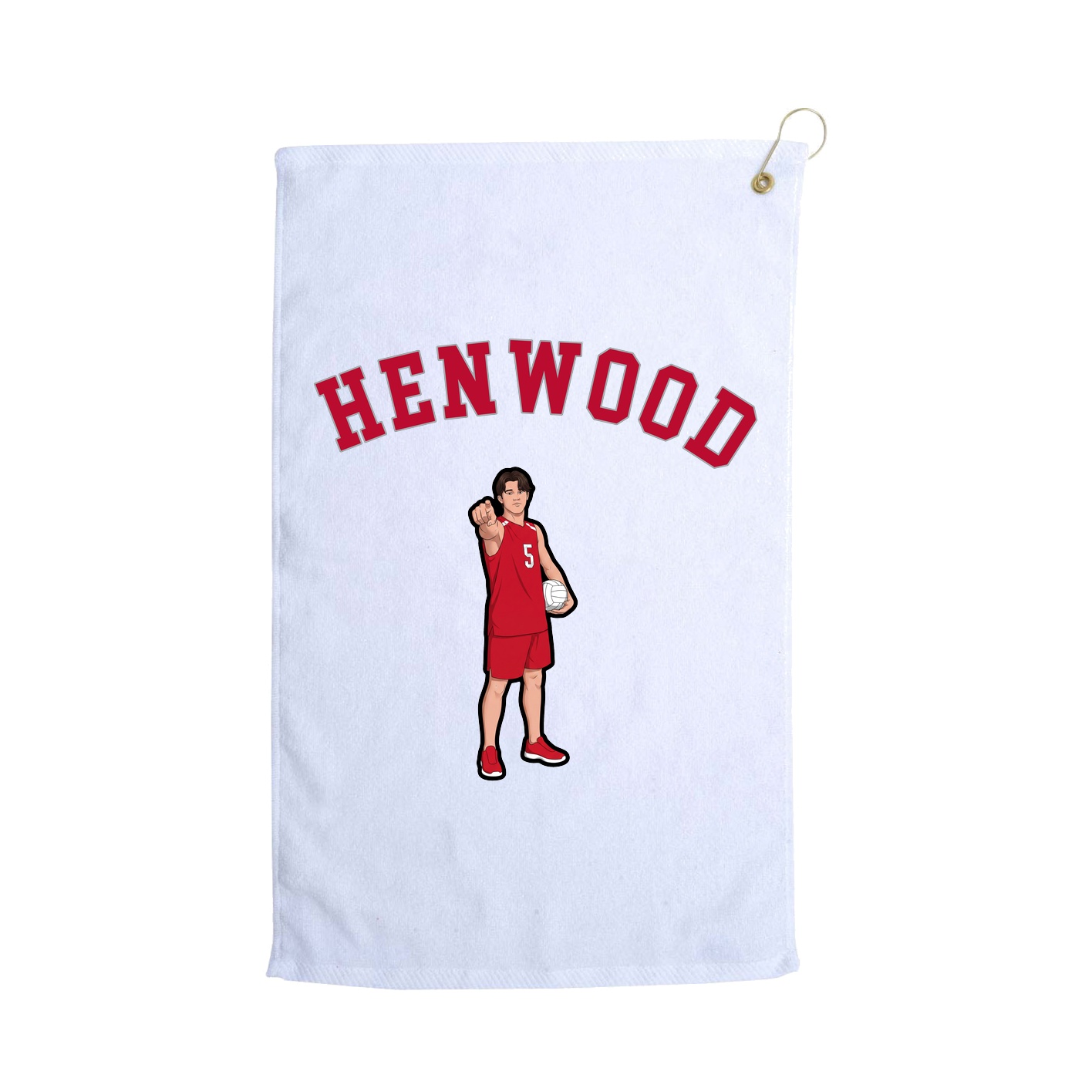 Golf Towel — Shirsey Arch in White