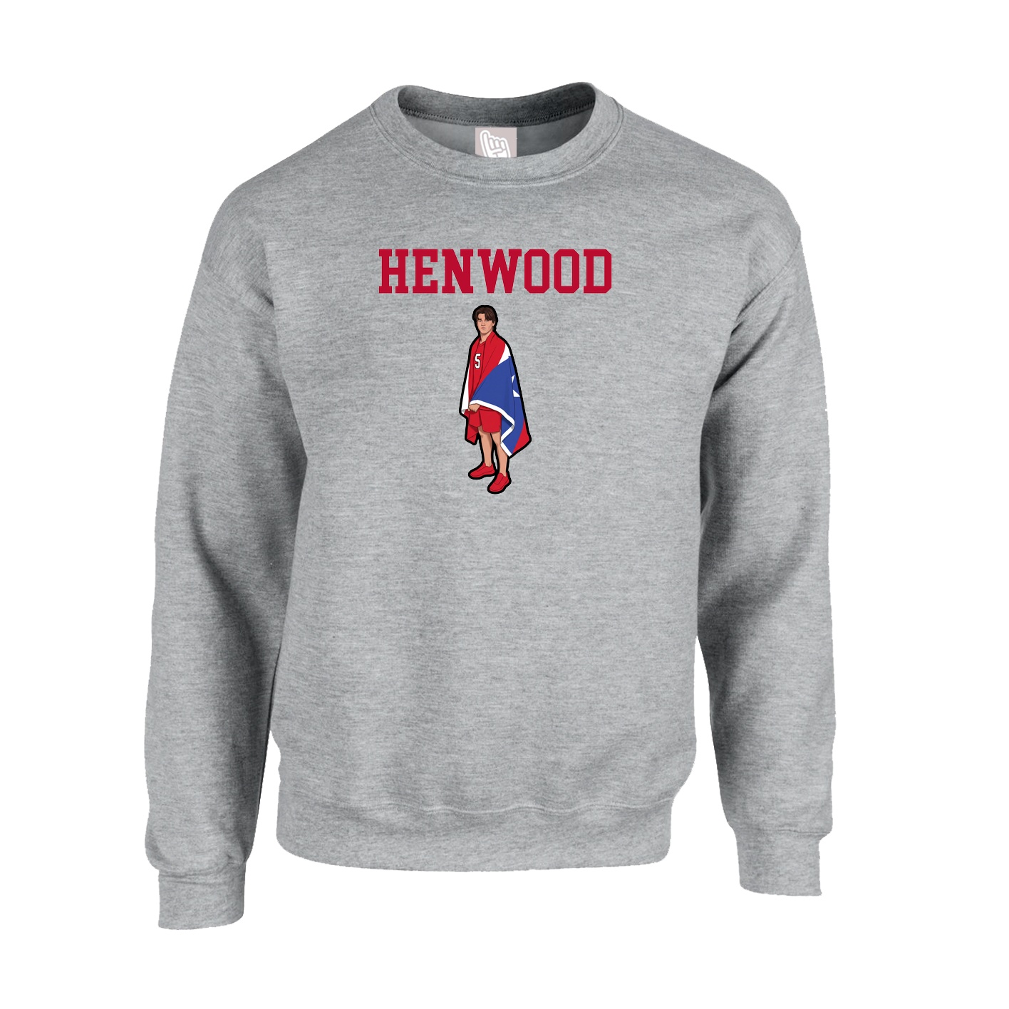 Fleece Crew — Shirsey in Grey