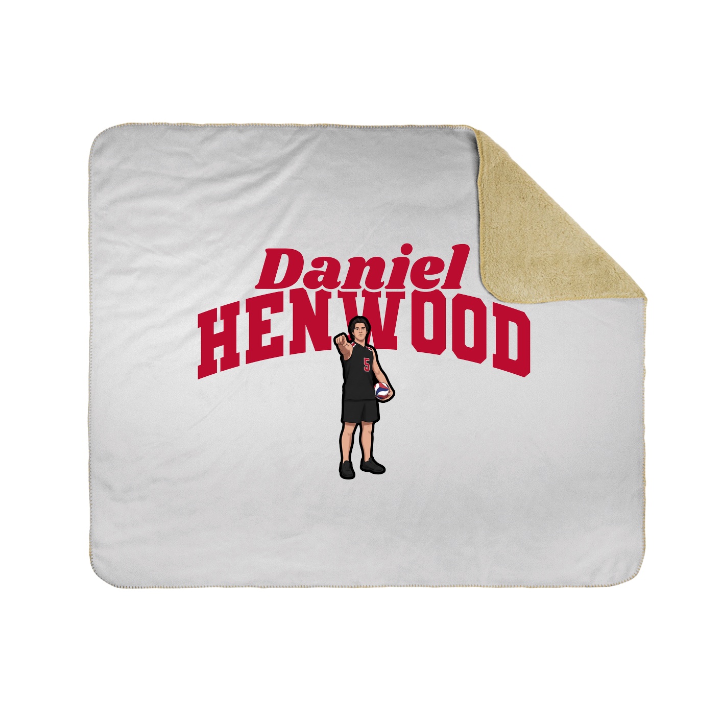 Throw Blanket — Signature Arch in White