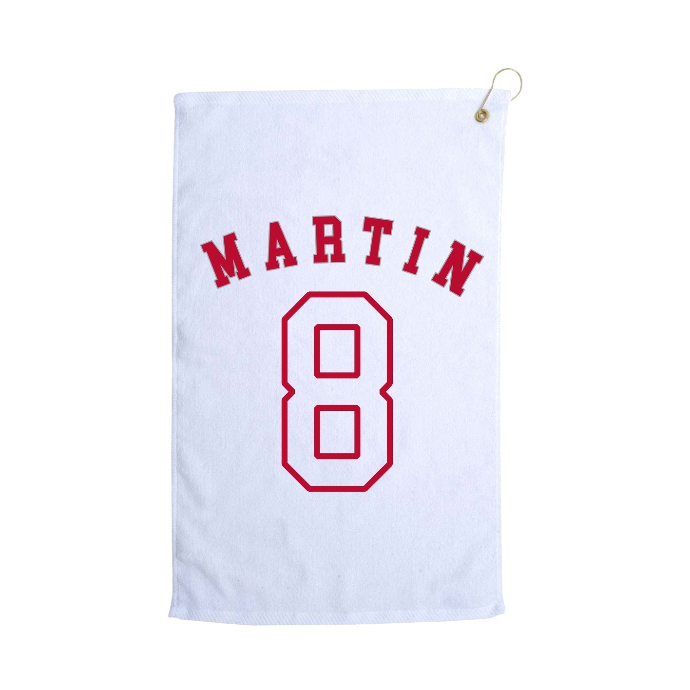 Golf Towel — Shirsey Arch in White