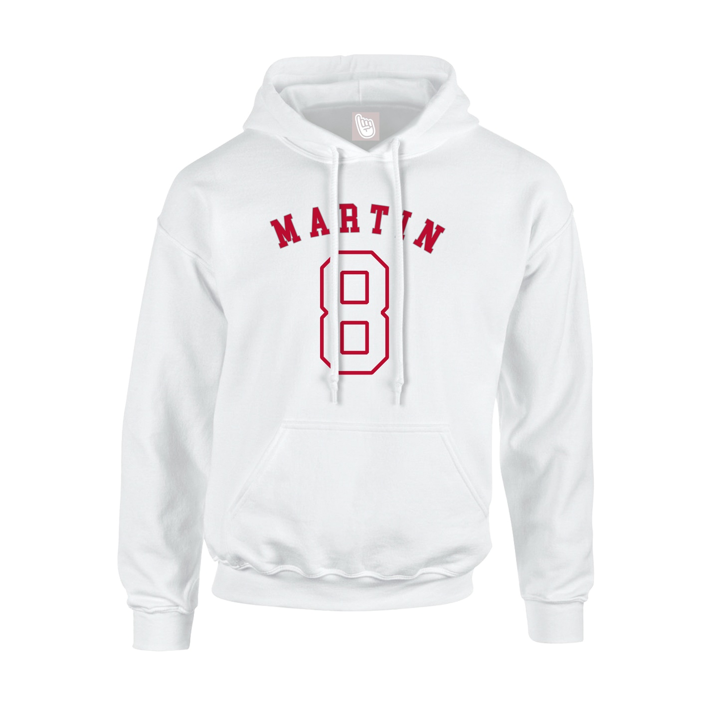 Hoodie — Shirsey Arch in White
