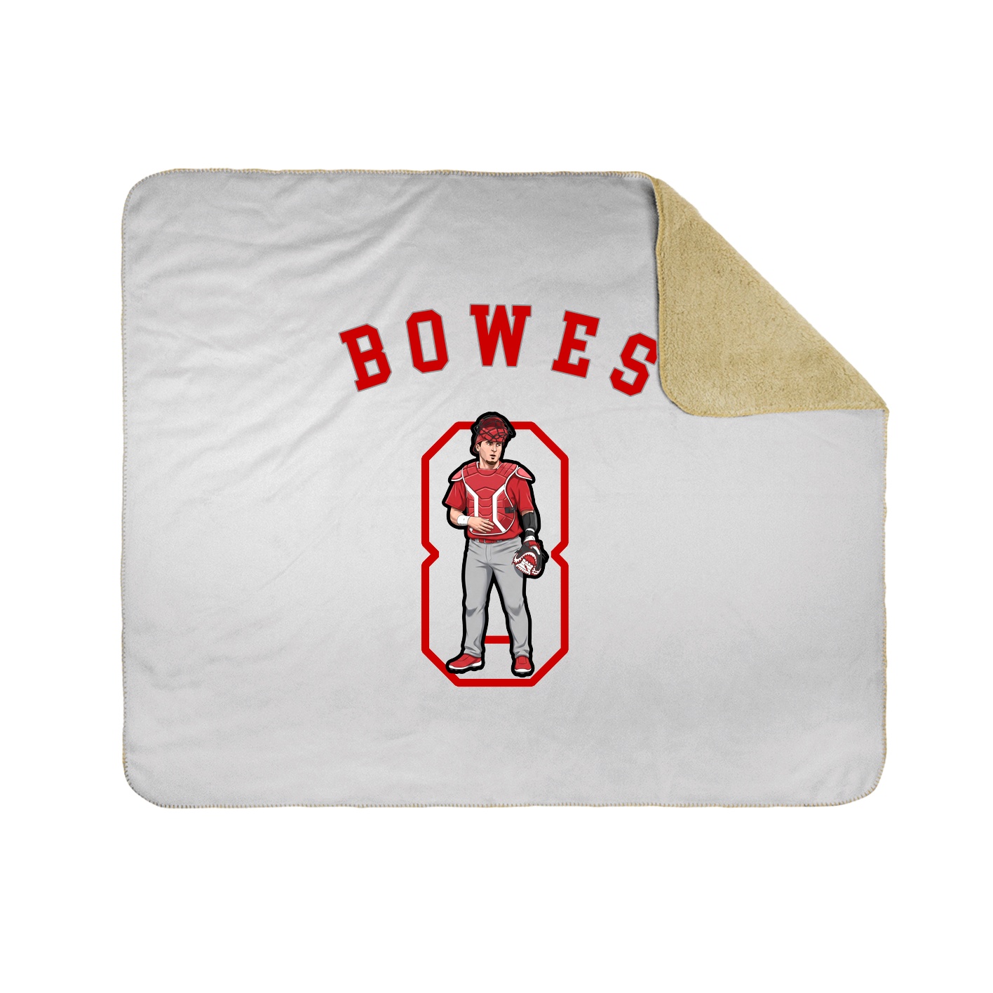 Throw Blanket — Shirsey Arch in White