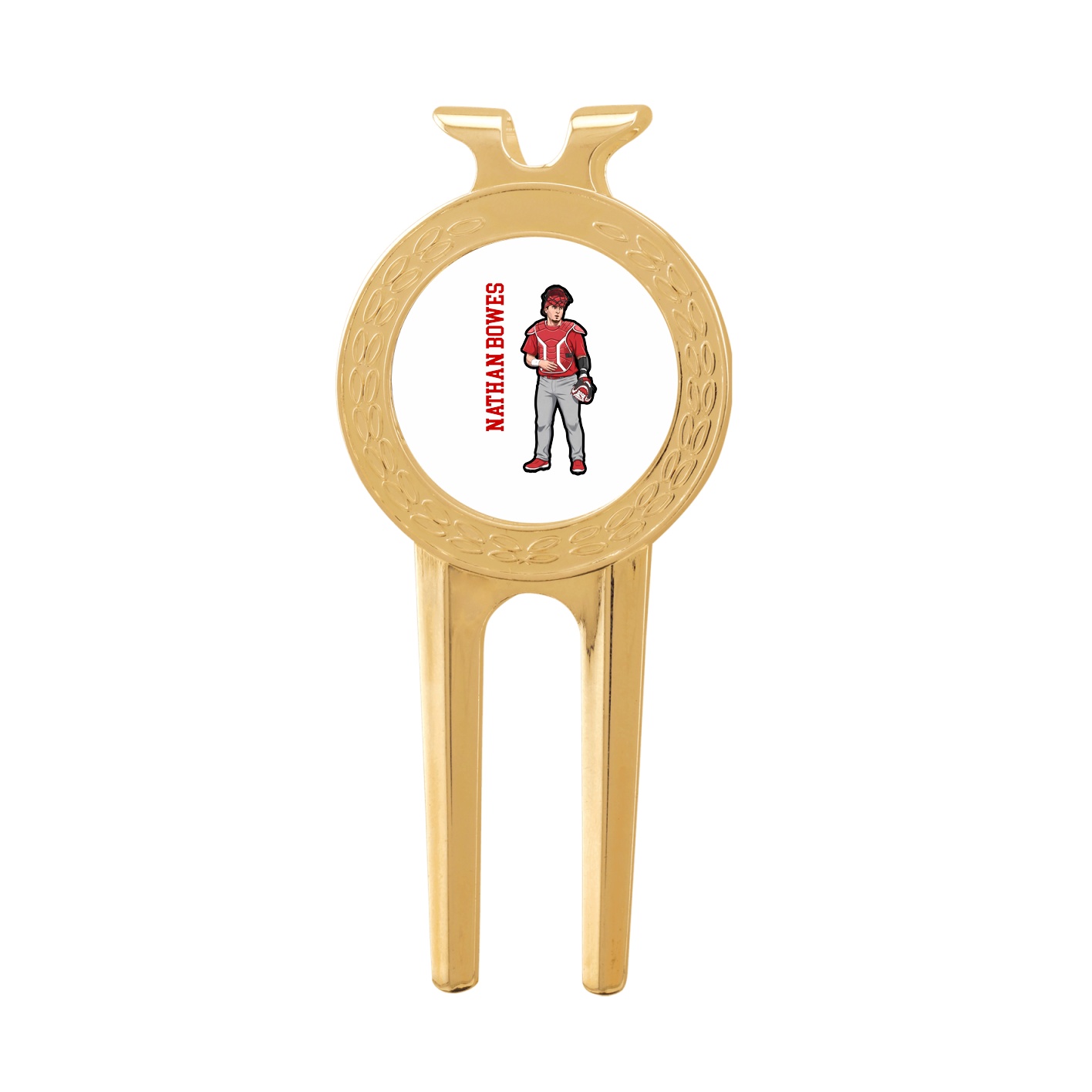 Divot Tool with Ball Marker — Name Vertical in Classic
