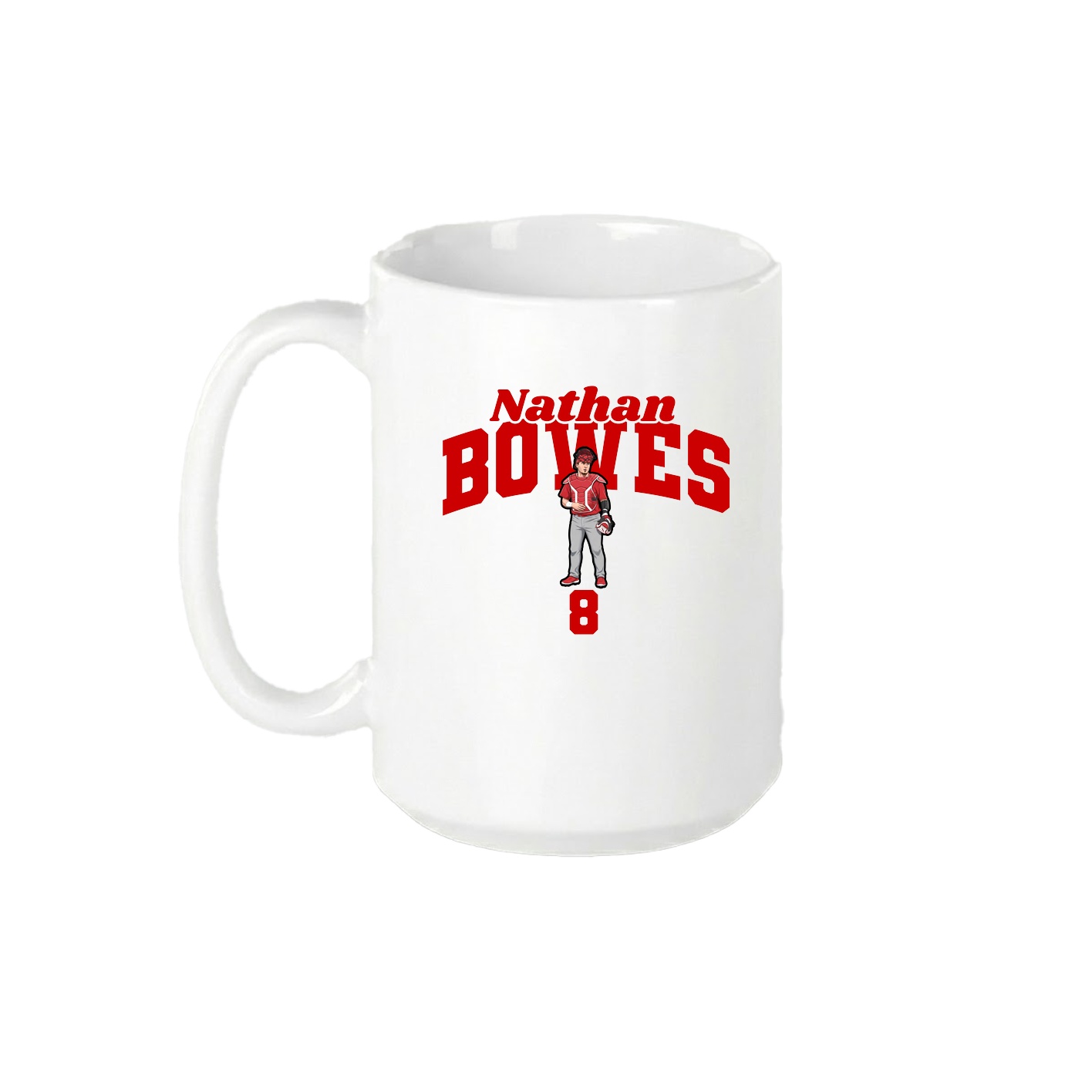 15oz Coffee Mug — Signature Arch in White