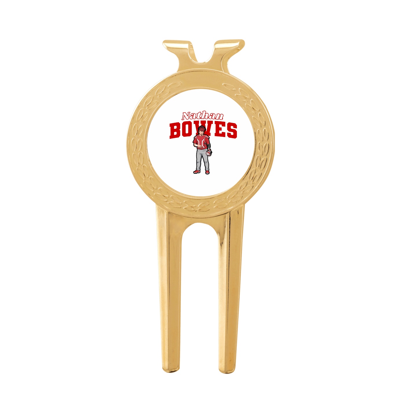 Divot Tool with Ball Marker — Name Arch in Classic