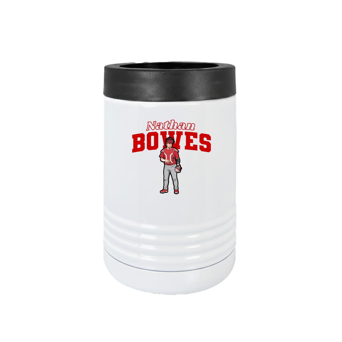 Beverage Holder — Name Arch in White