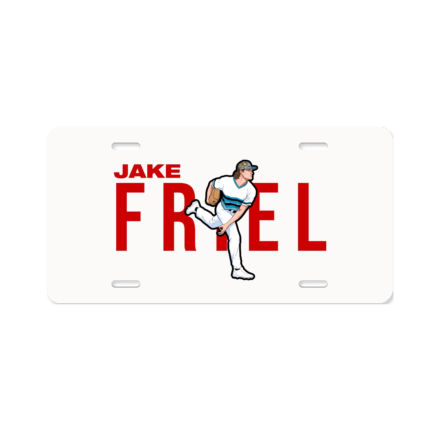 License Plate — Player Name in Classic