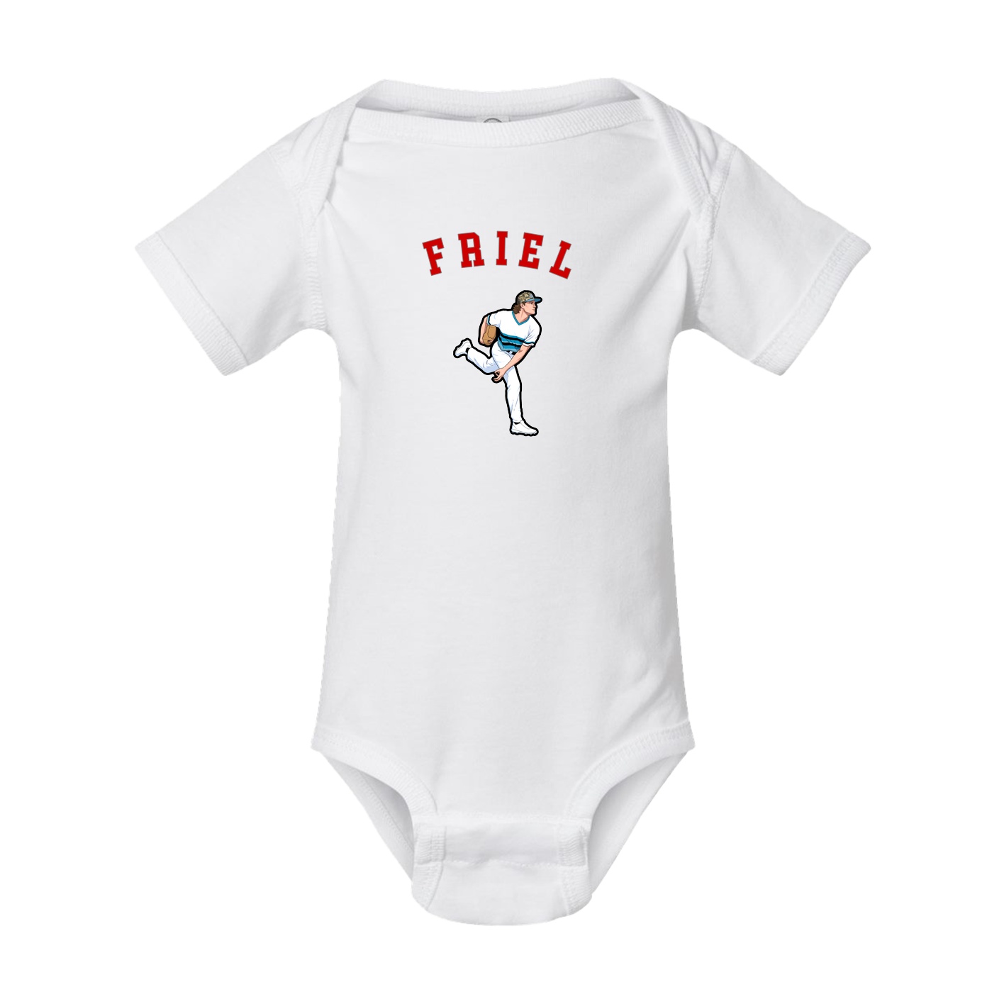 Baby Onesie — Shirsey Arch in White