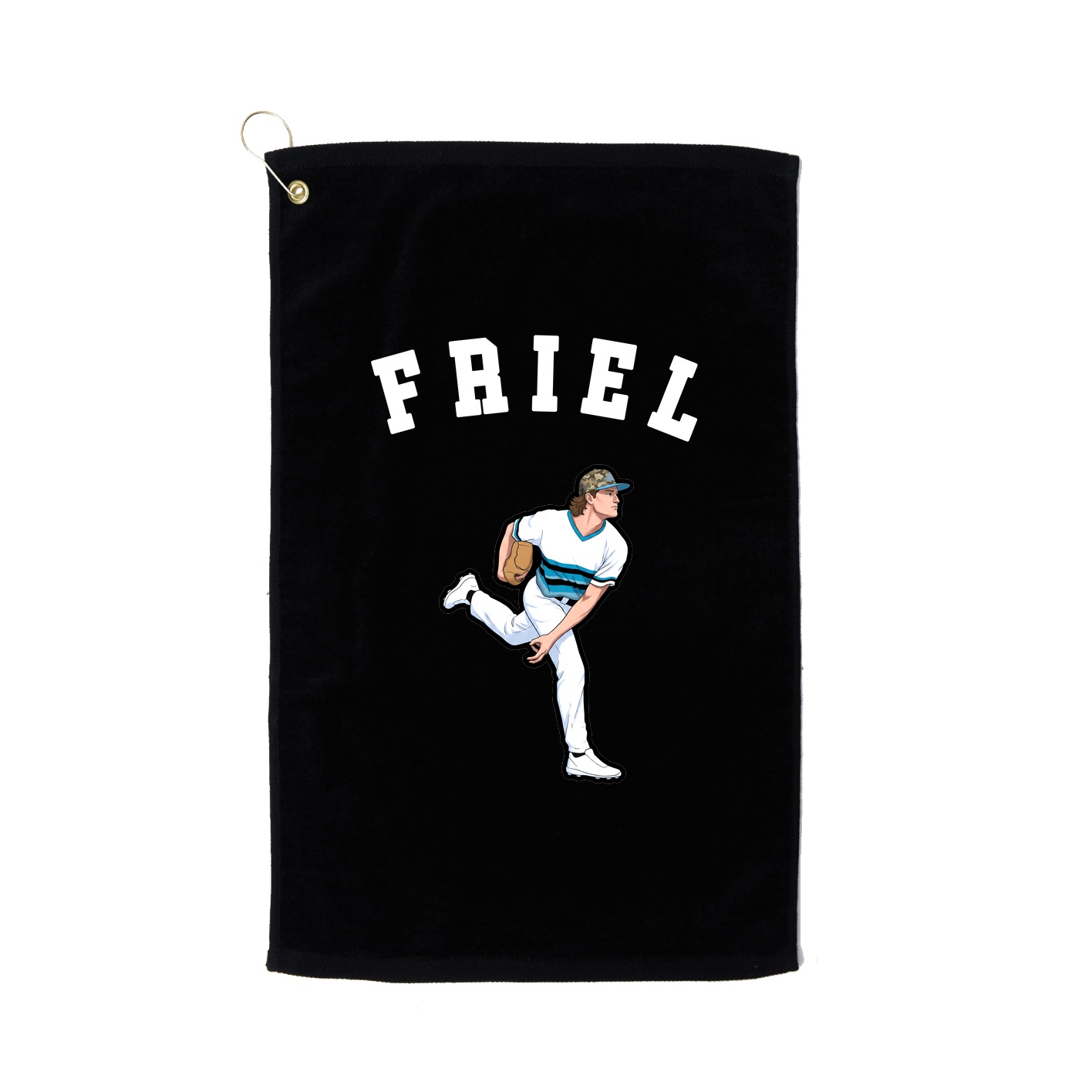 Golf Towel — Shirsey Arch in Black