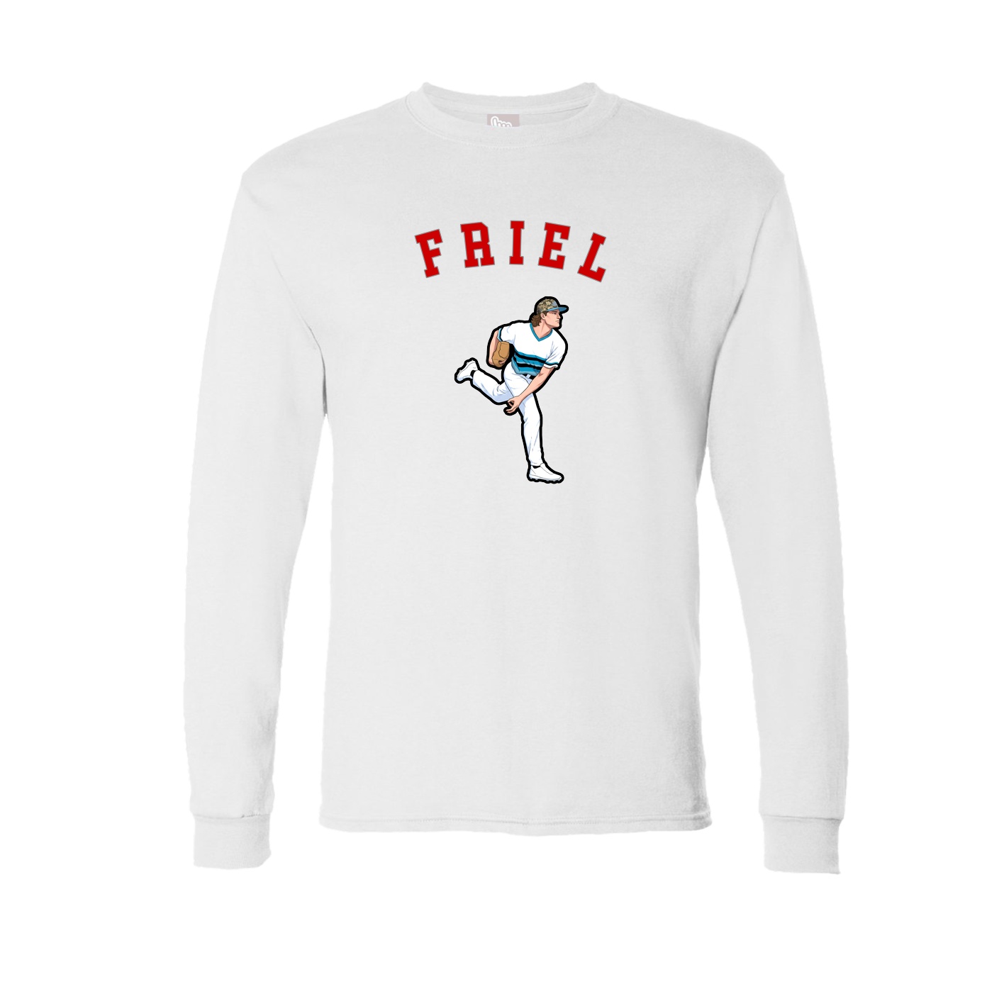 Long Sleeve Tee — Shirsey Arch in White