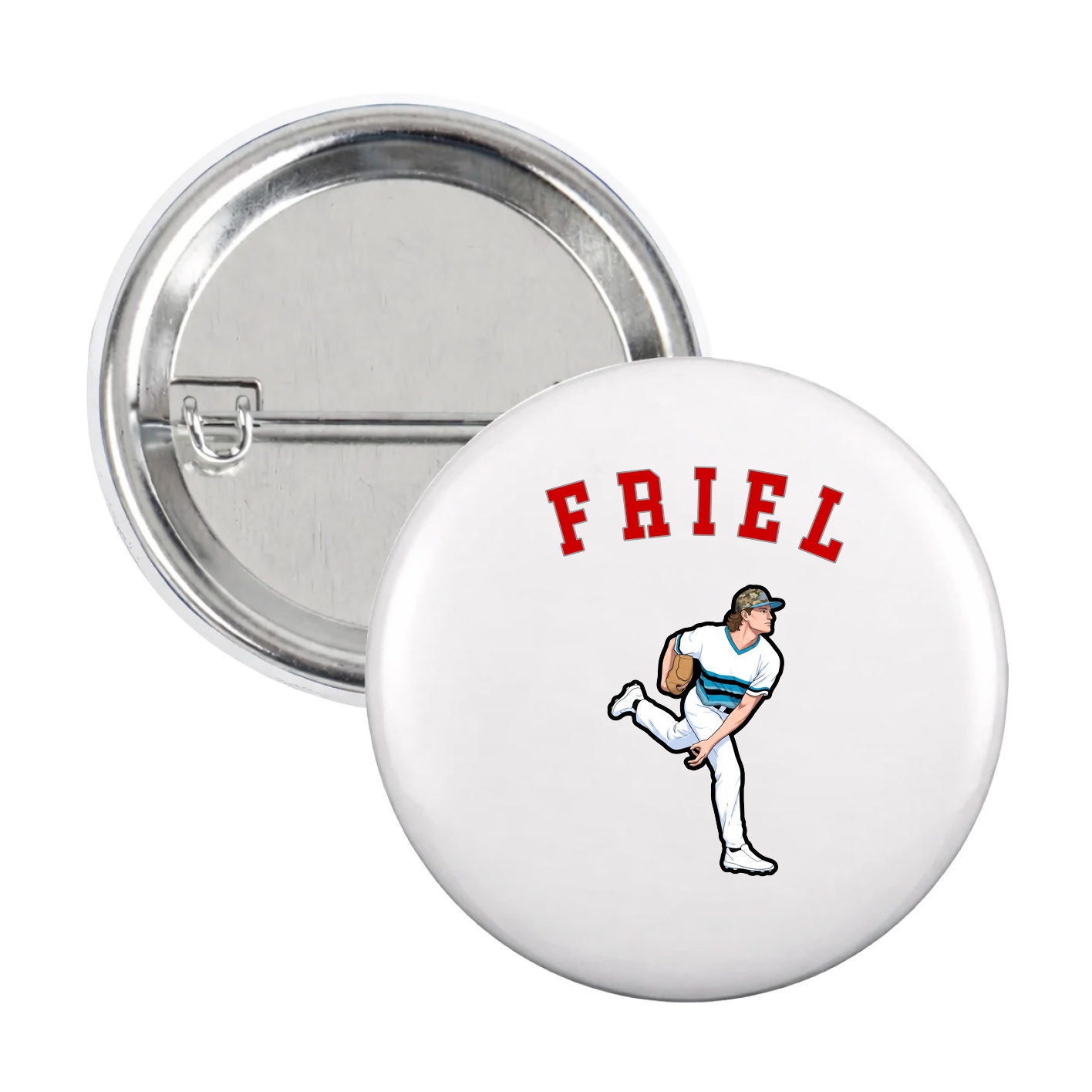 Game Day Button — Shirsey Arch in White
