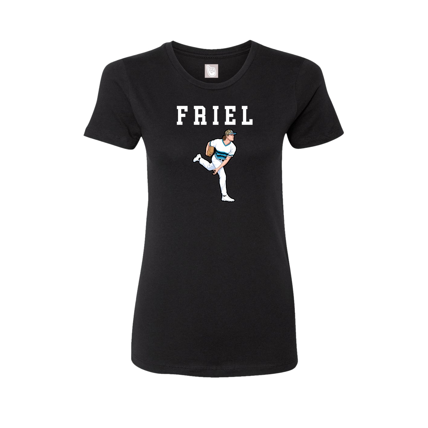 Fitted Women's Tee — Shirsey in Black