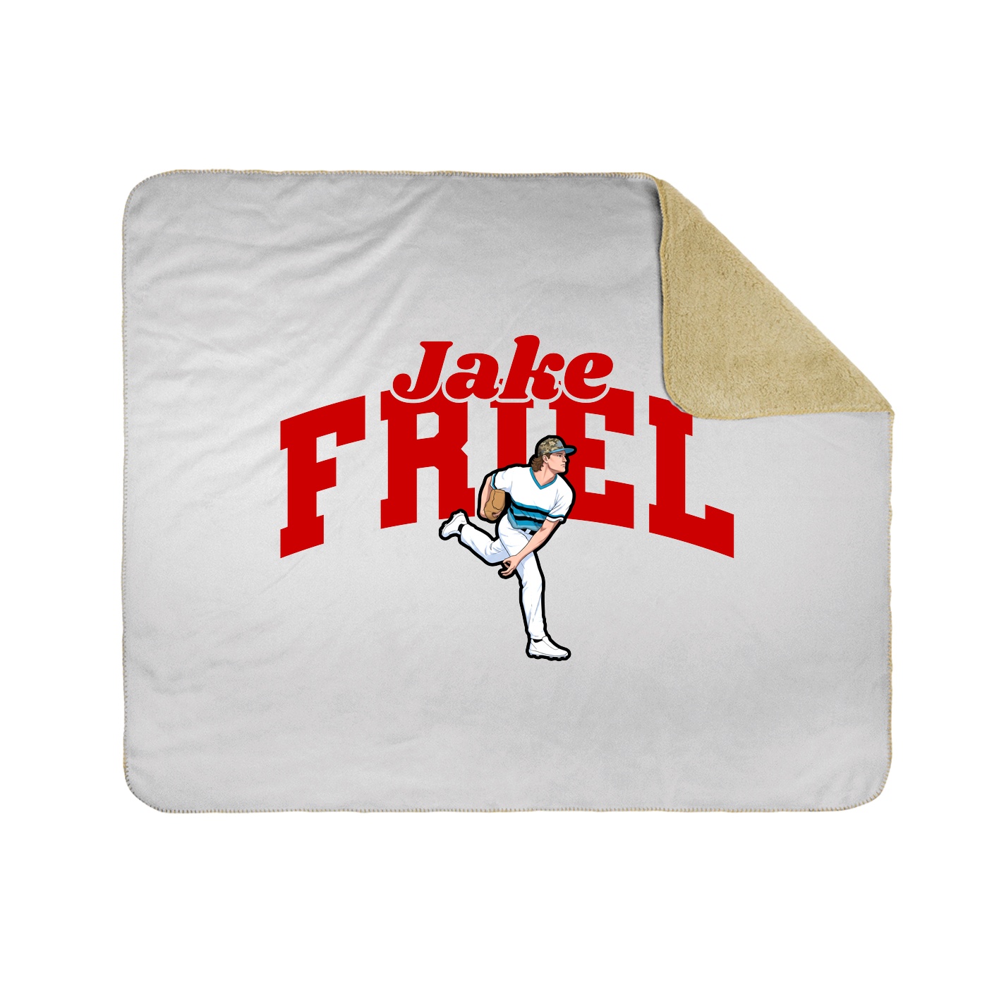 Throw Blanket — Signature Arch in White