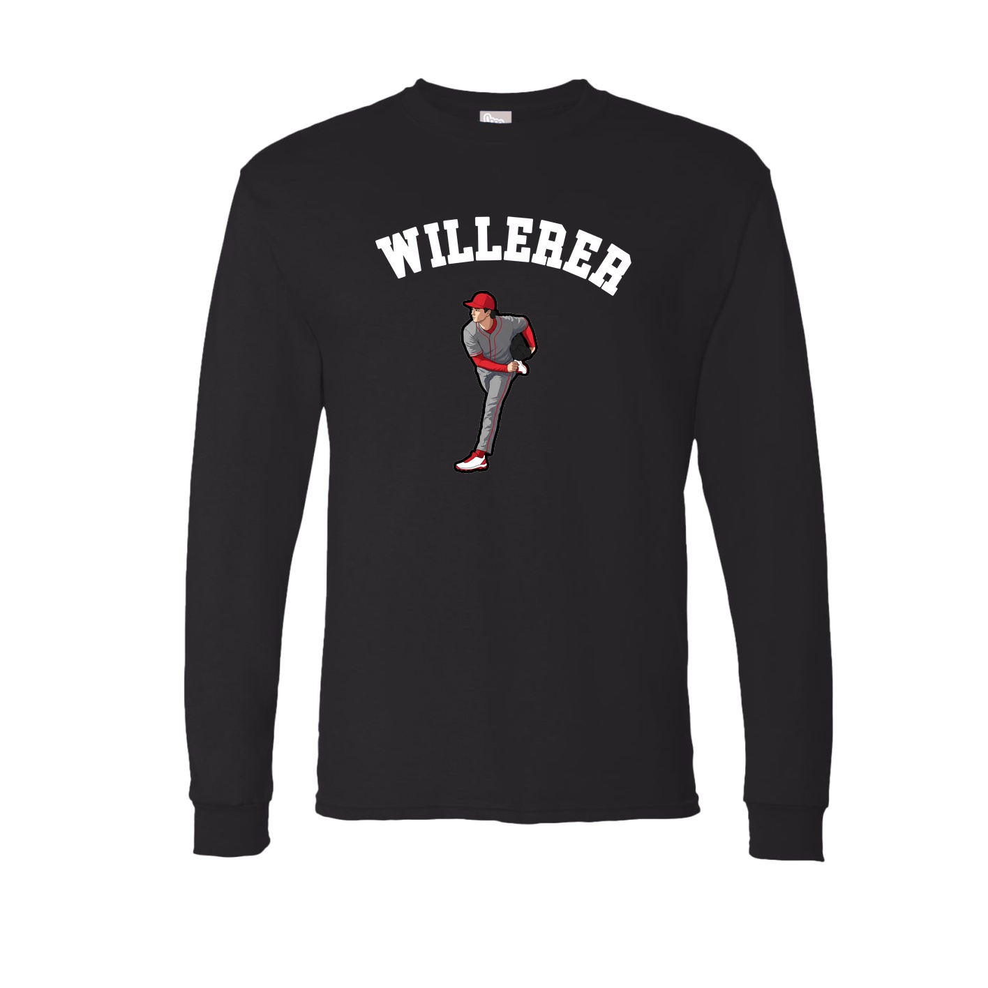 Long Sleeve Tee — Shirsey Arch in Black