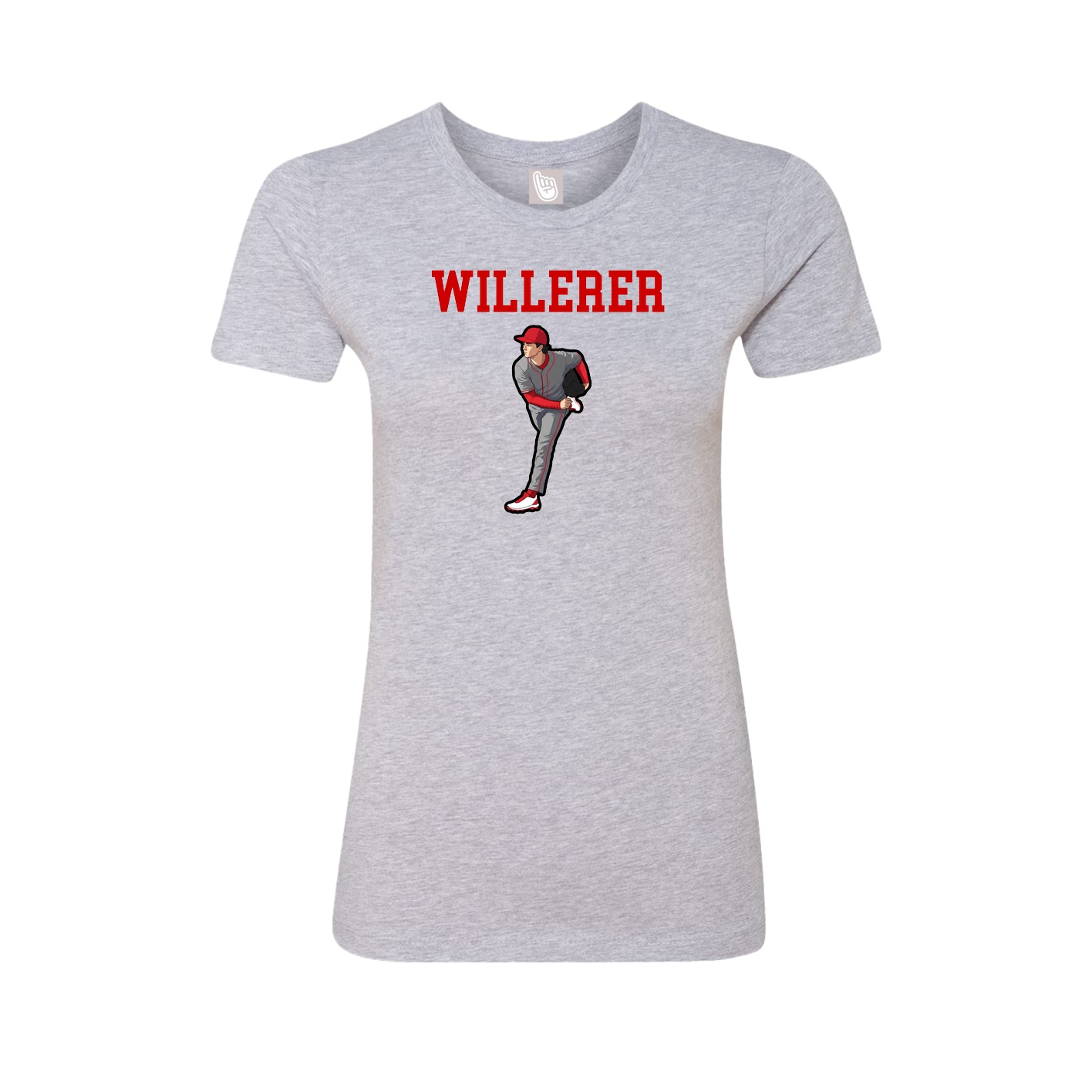 Fitted Women's Tee — Shirsey in Grey
