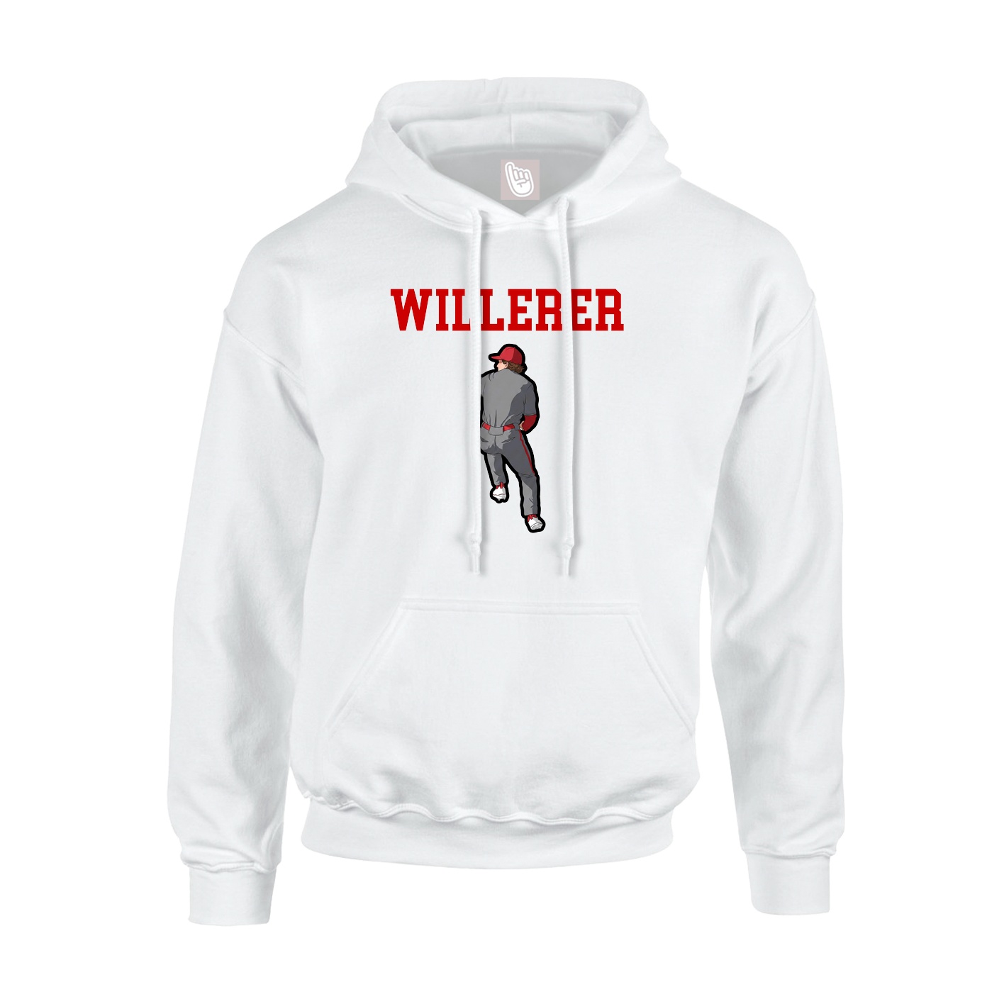 Hoodie — Shirsey in White