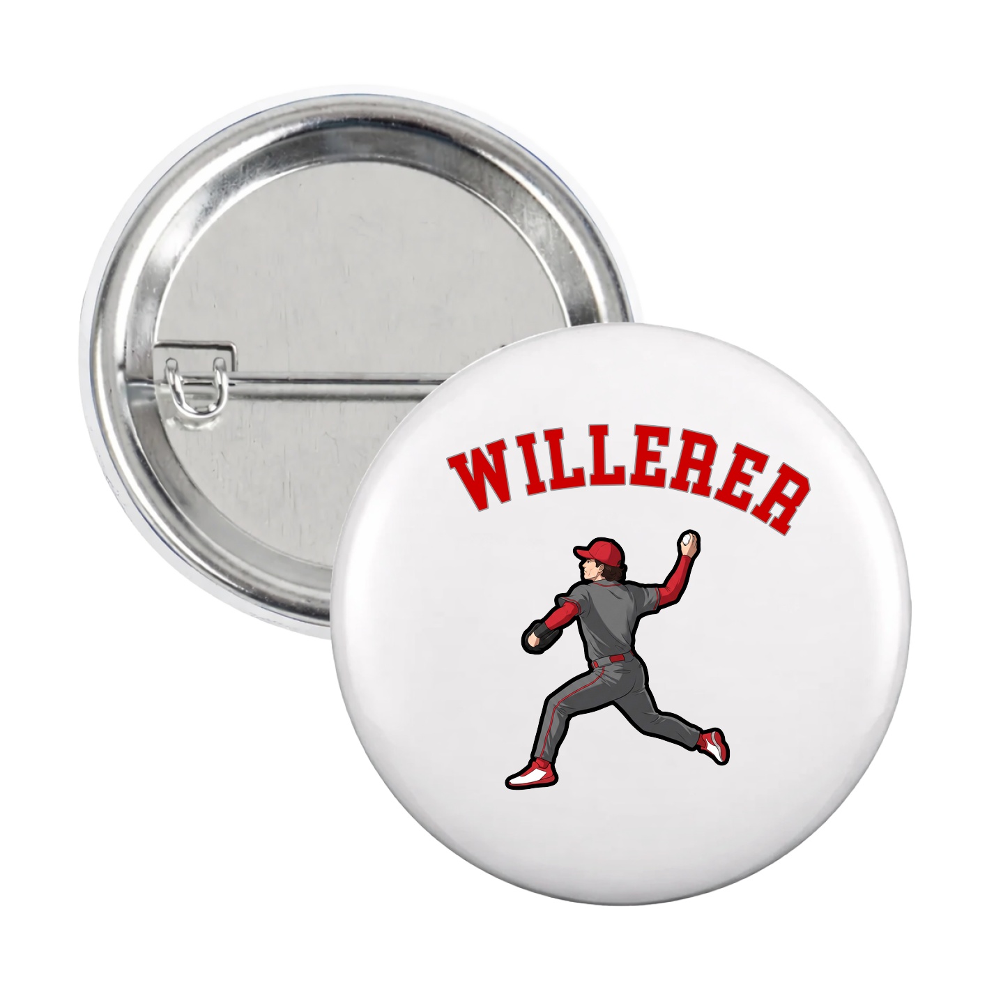 Game Day Button — Shirsey Arch in White
