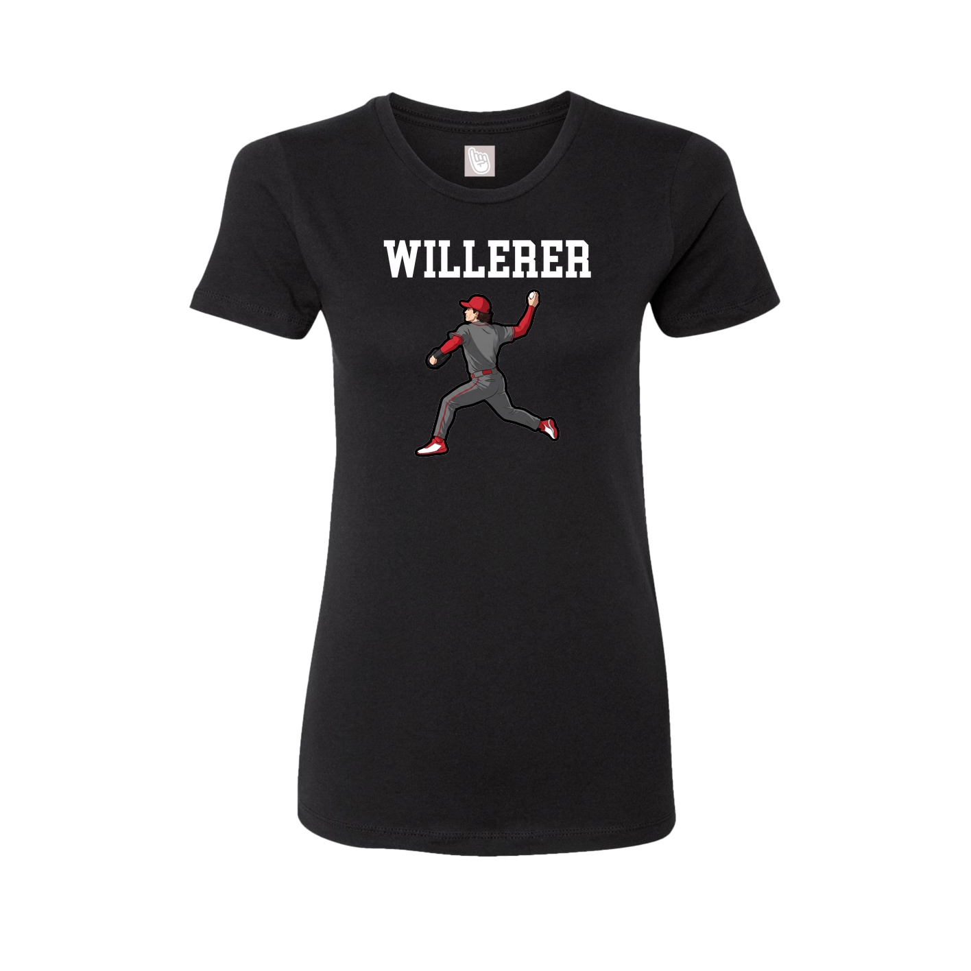 Fitted Women's Tee — Shirsey in Black