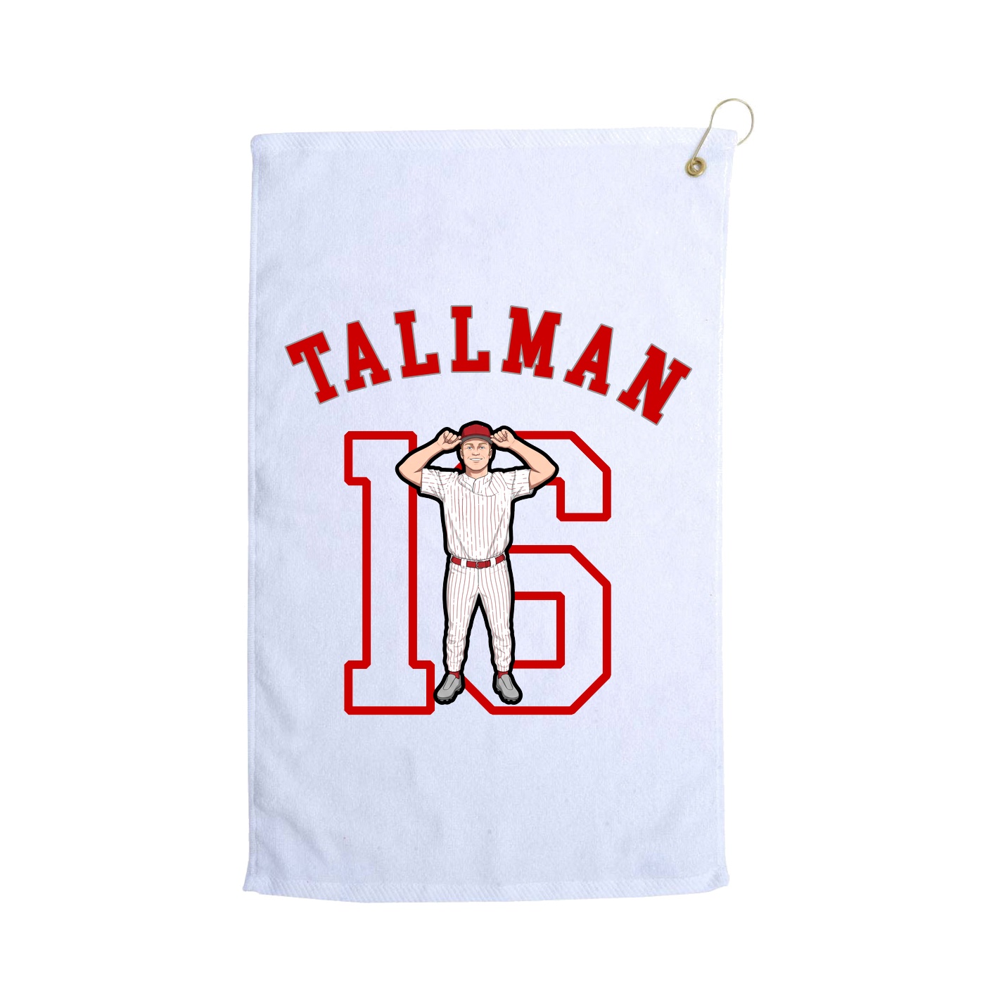 Golf Towel — Shirsey Arch in White