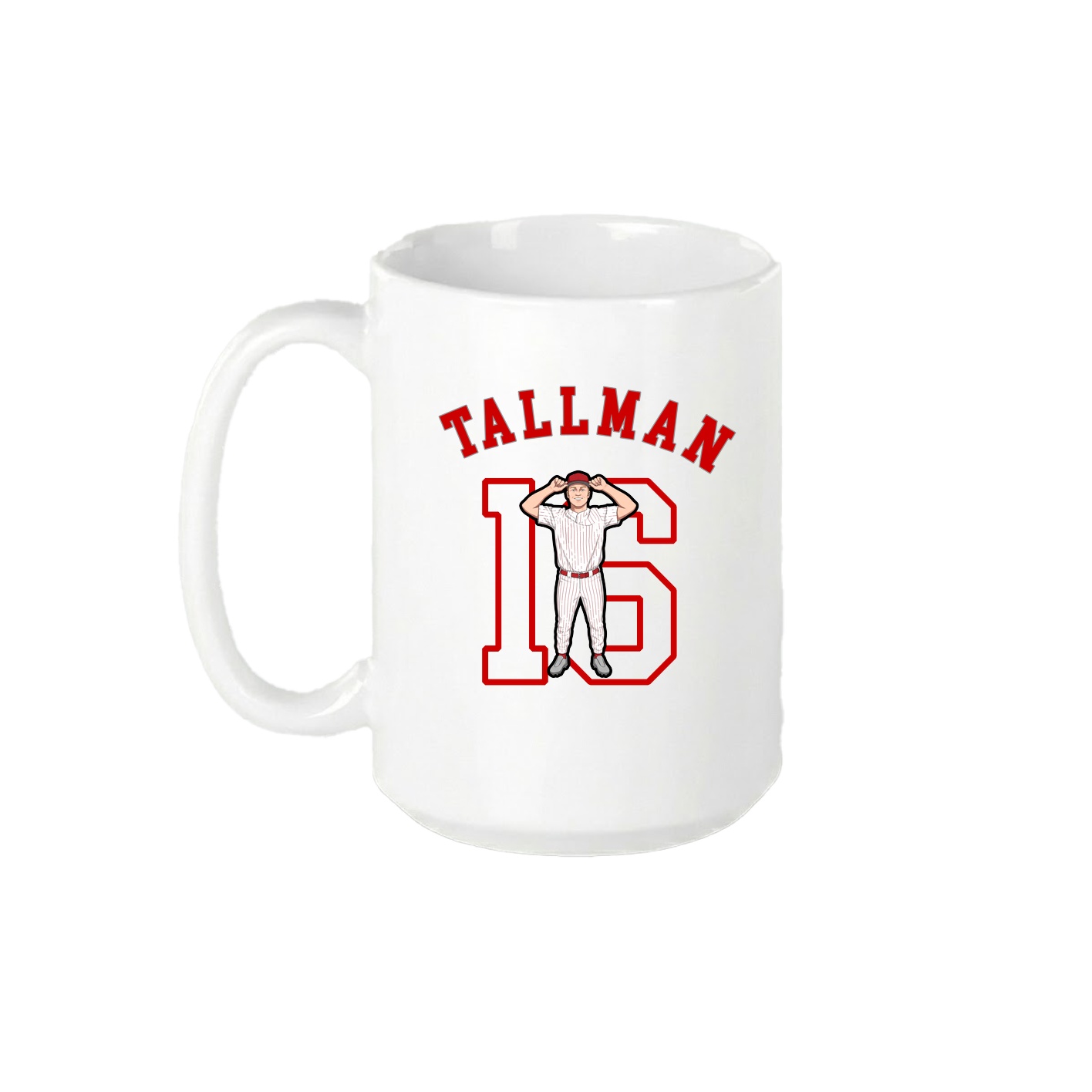 15oz Coffee Mug — Shirsey Arch in White