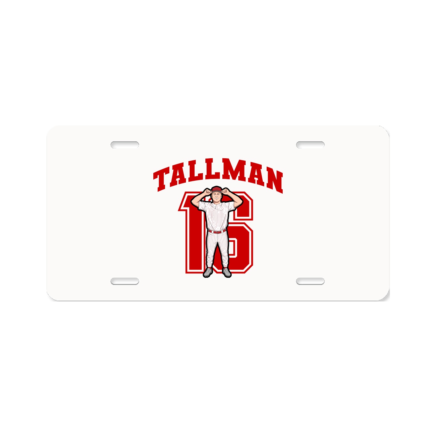 License Plate — Number in Classic