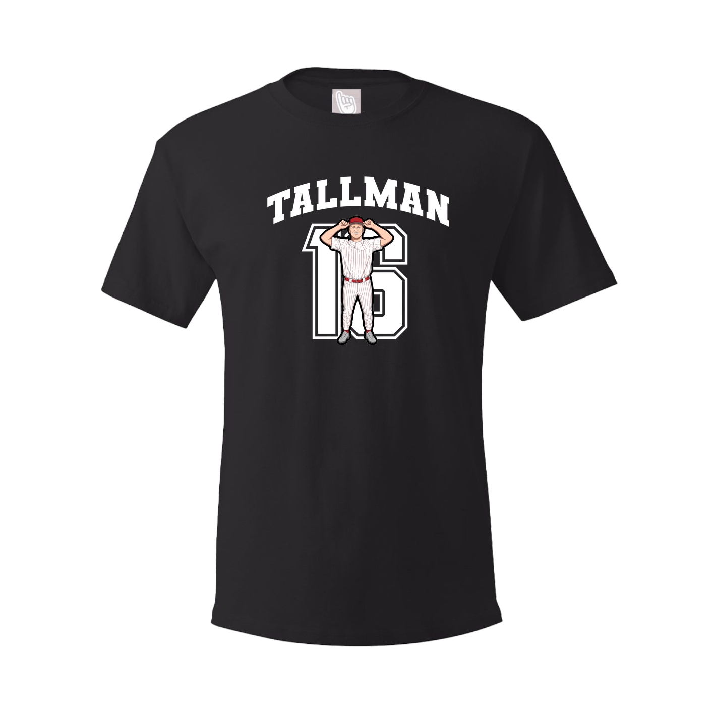 Youth Tee — Number in Black