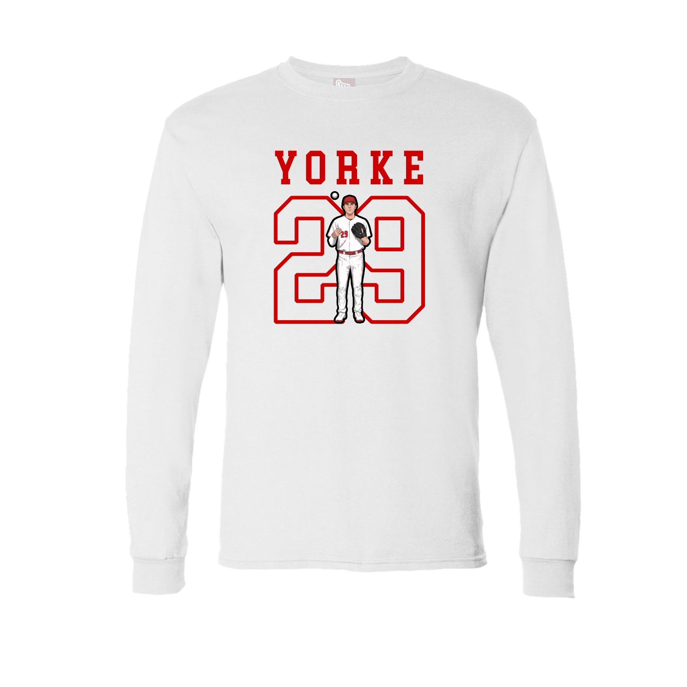 Long Sleeve Tee — Shirsey in White