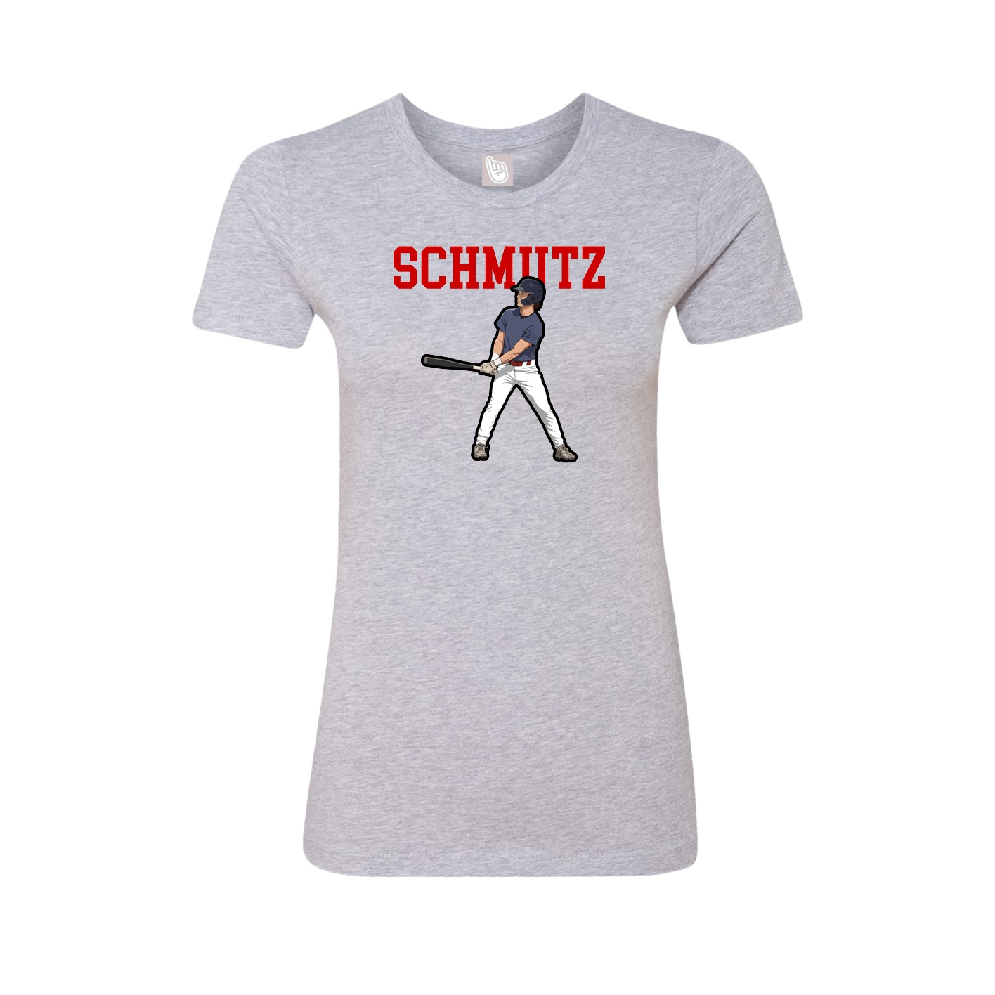 Fitted Women's Tee — Shirsey in Grey