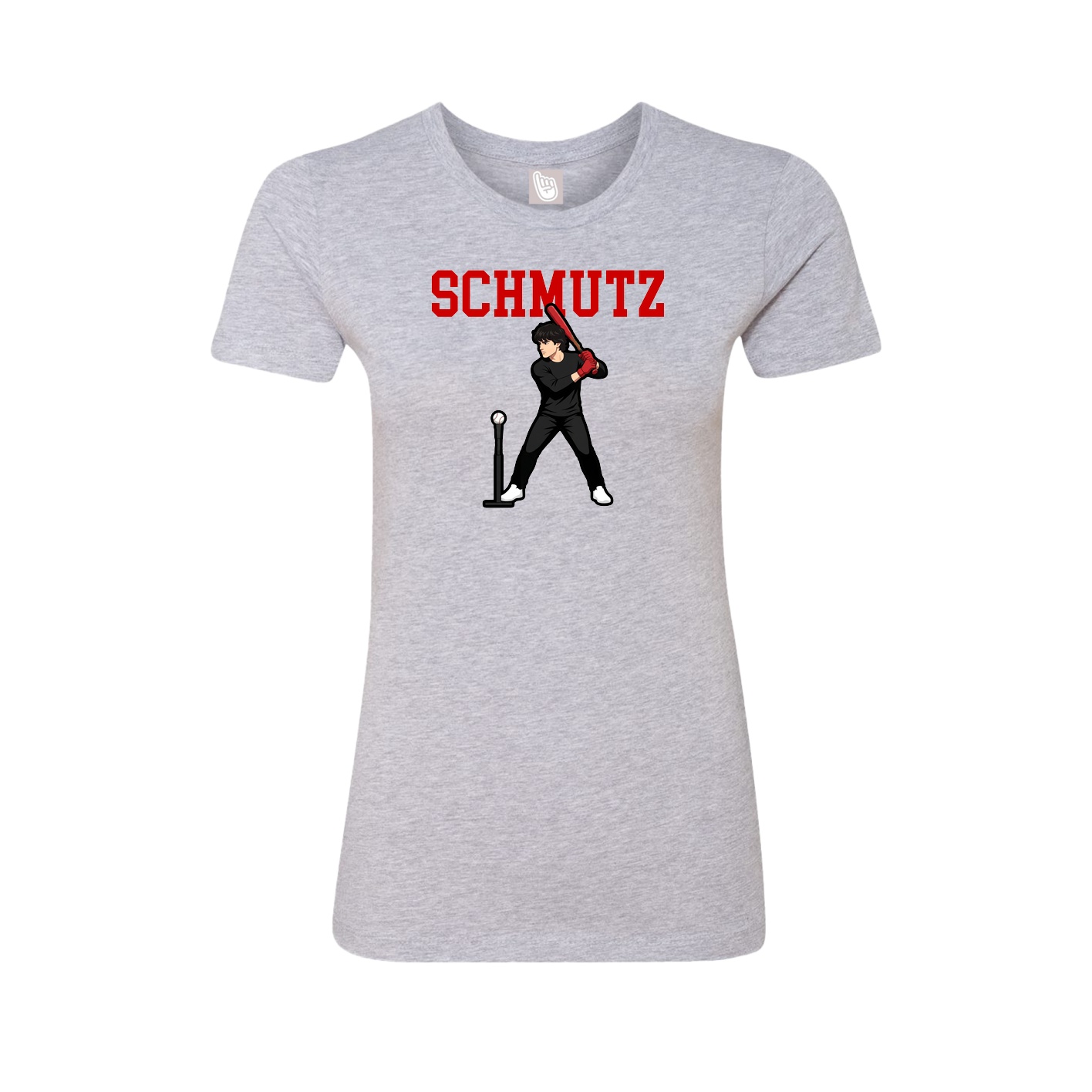 Fitted Women's Tee — Shirsey in Grey