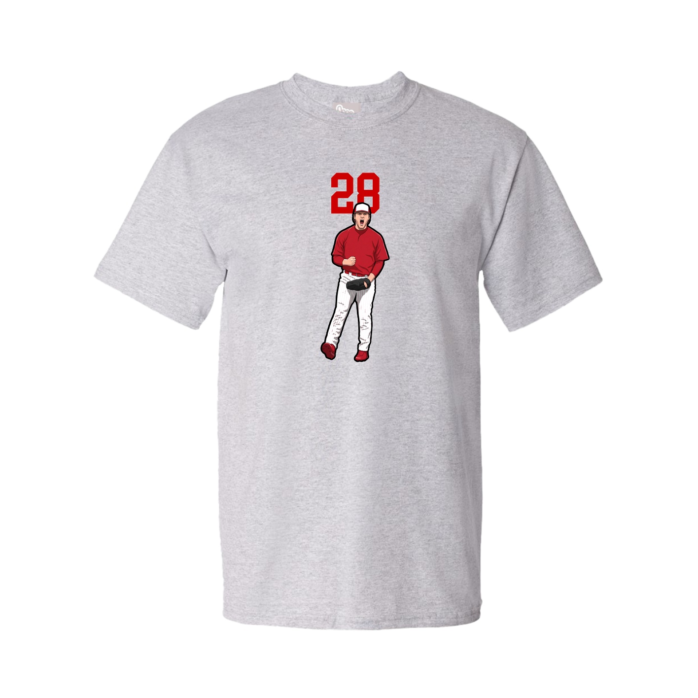 Tee — Number Top in Grey