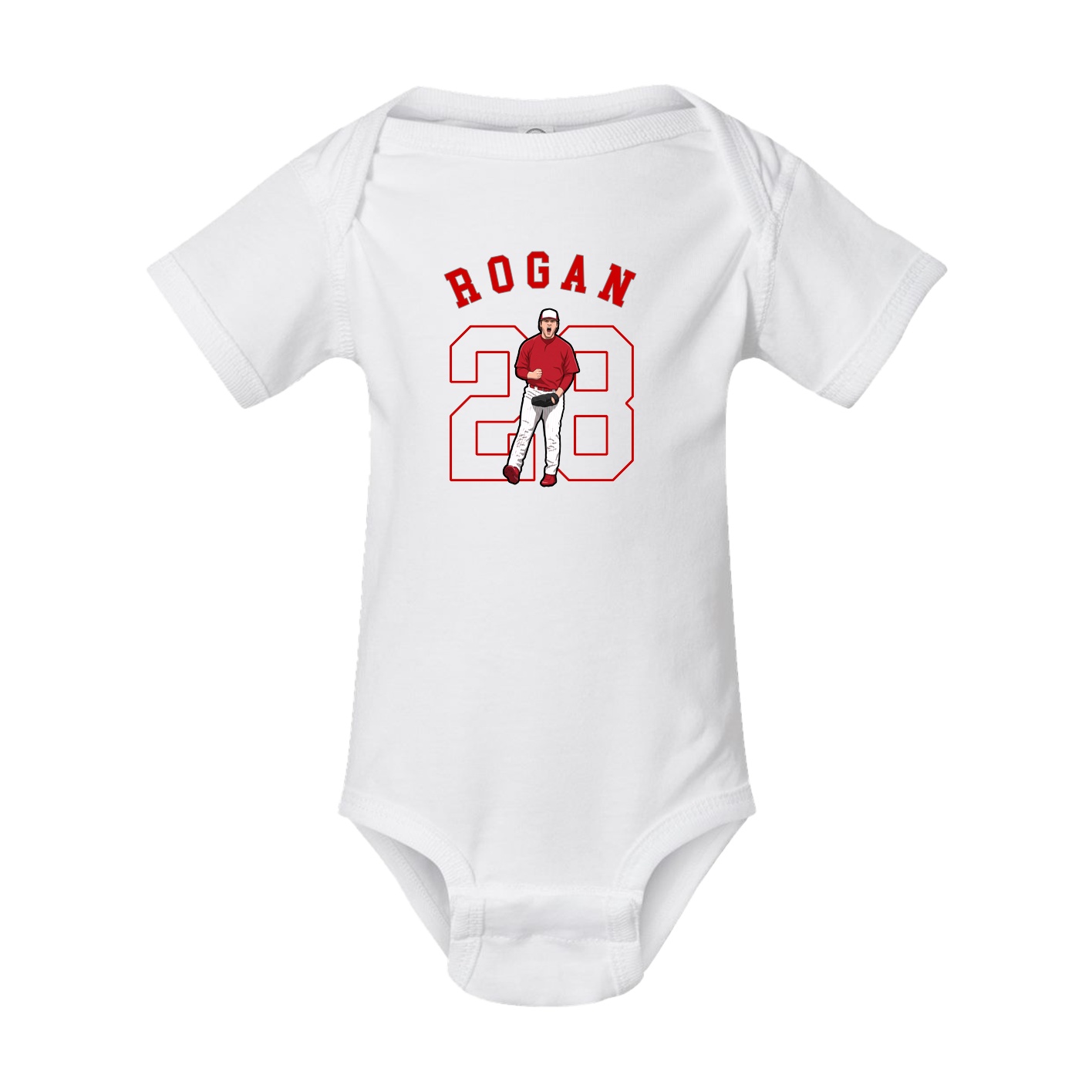 Baby Onesie — Shirsey Arch in White