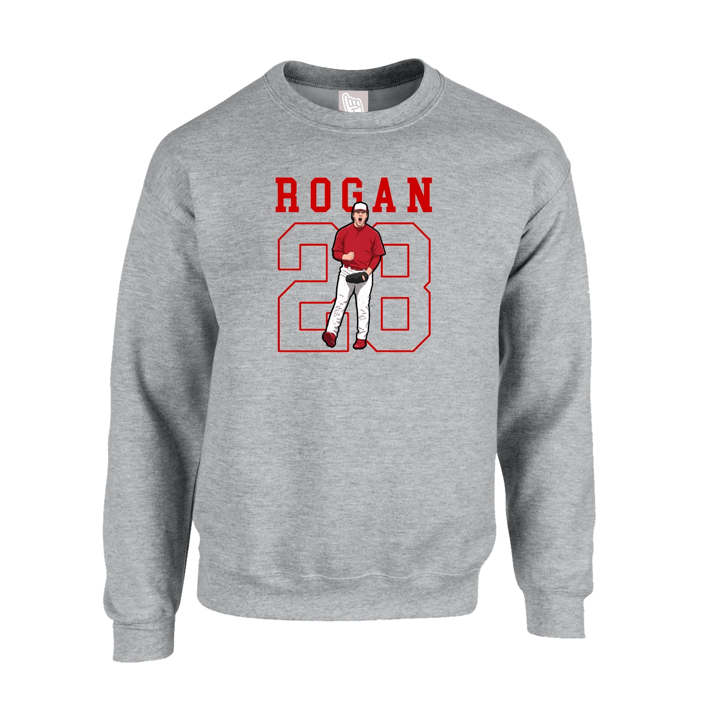 Fleece Crew — Shirsey in Grey