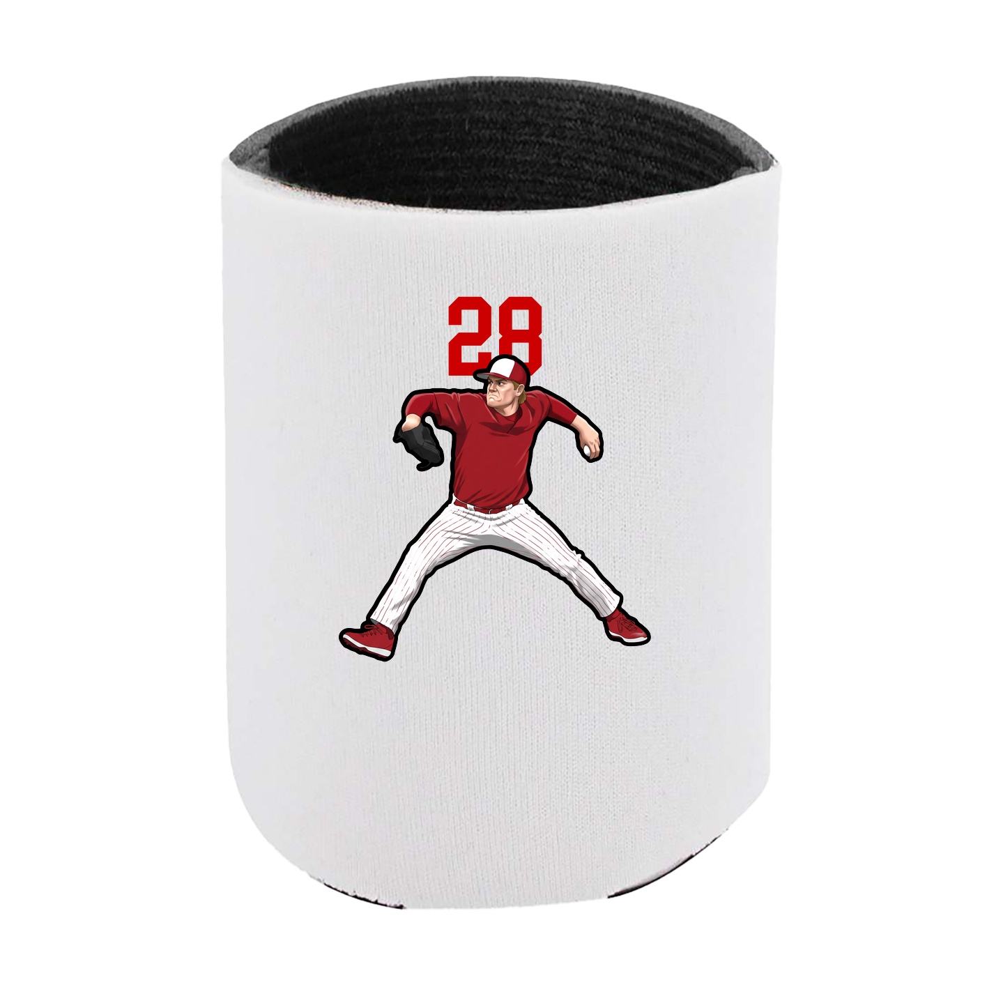 Can Holder — Number Top in White