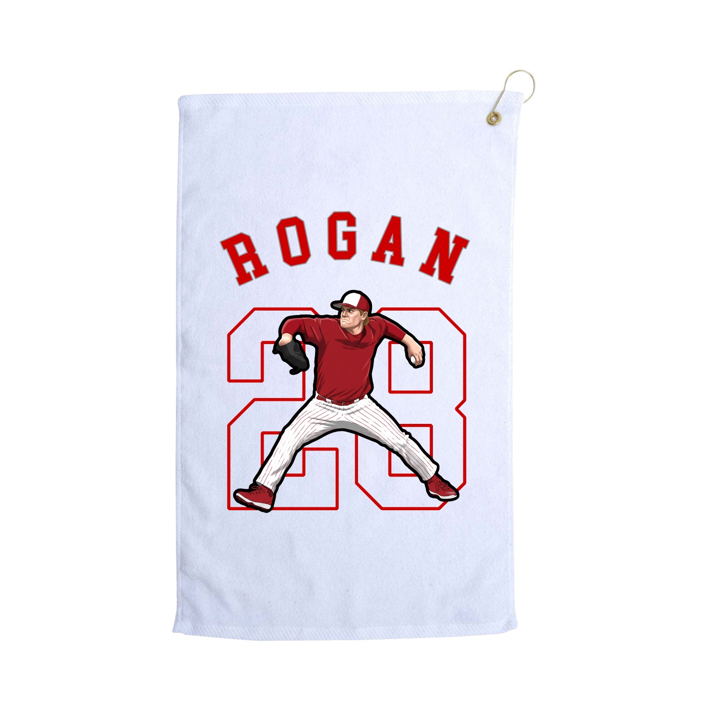 Golf Towel — Shirsey Arch in White